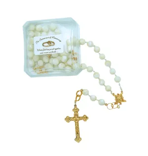 10mm Mother of Pearl Bride's Rosary