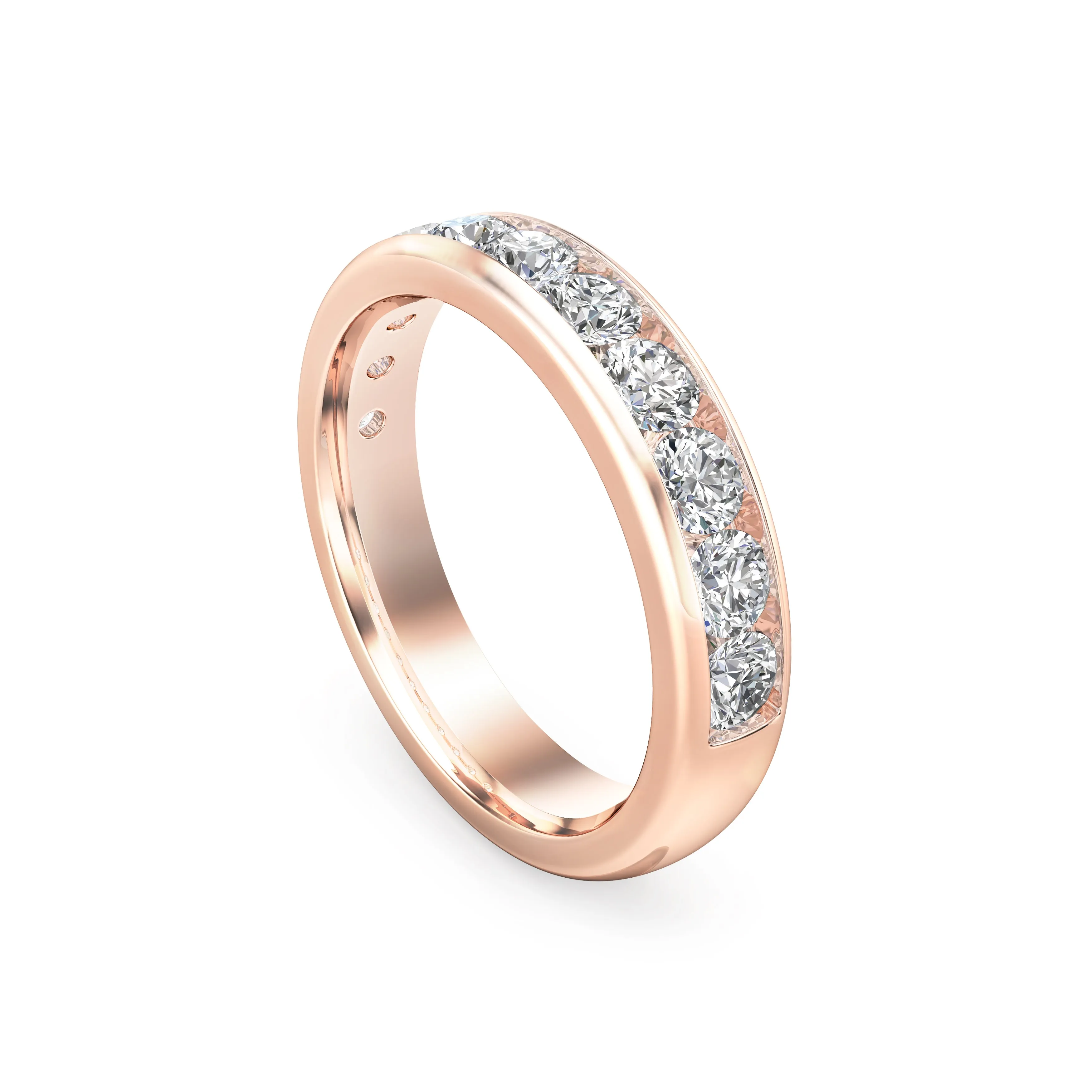 1.10Ct Diamond Channel Set Wedding Band in 14K Gold