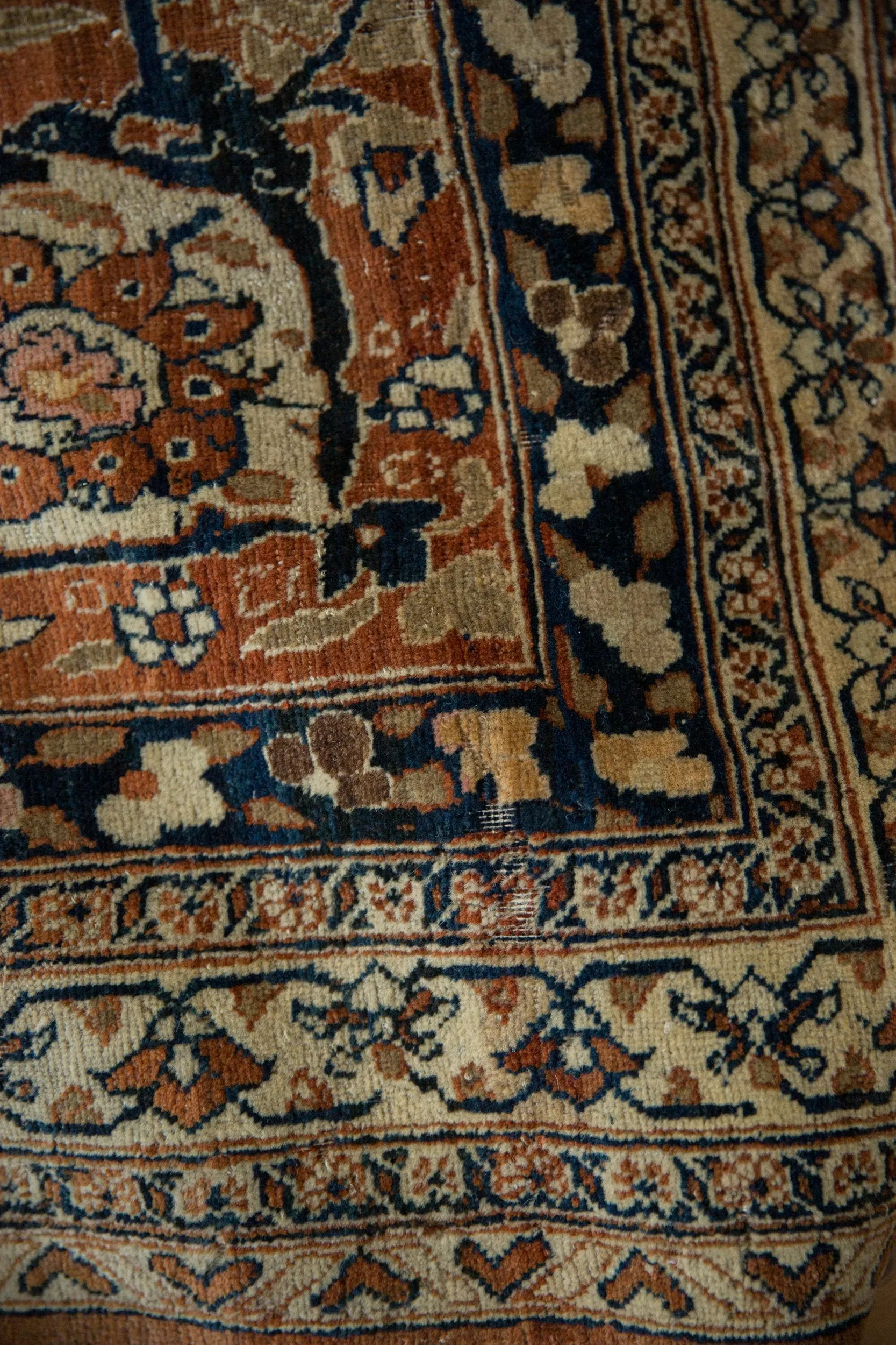 12x18.5 Vintage Tabriz Carpet