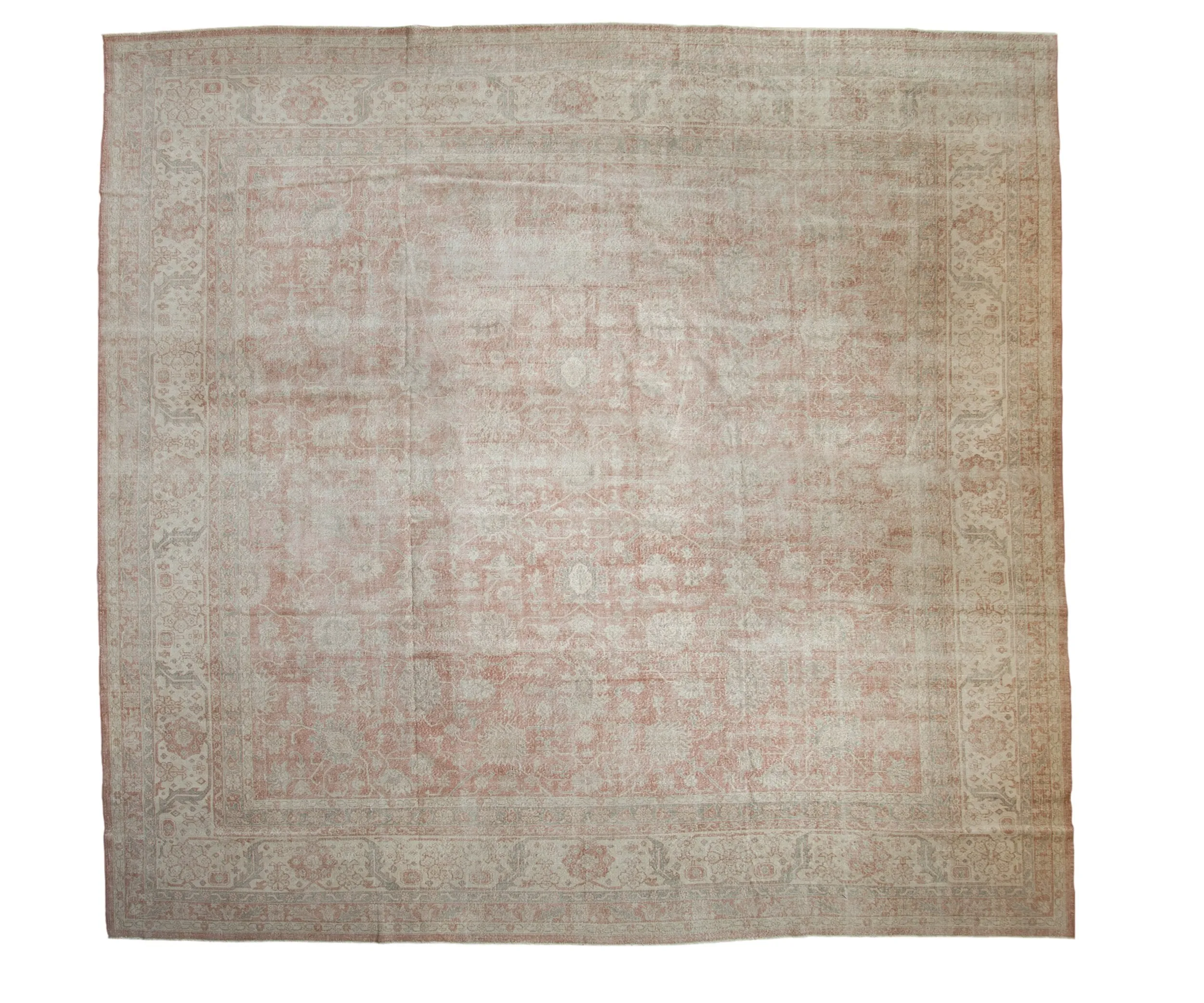 15x16 Vintage Distressed Sparta Square Carpet