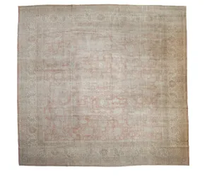 15x16 Vintage Distressed Sparta Square Carpet