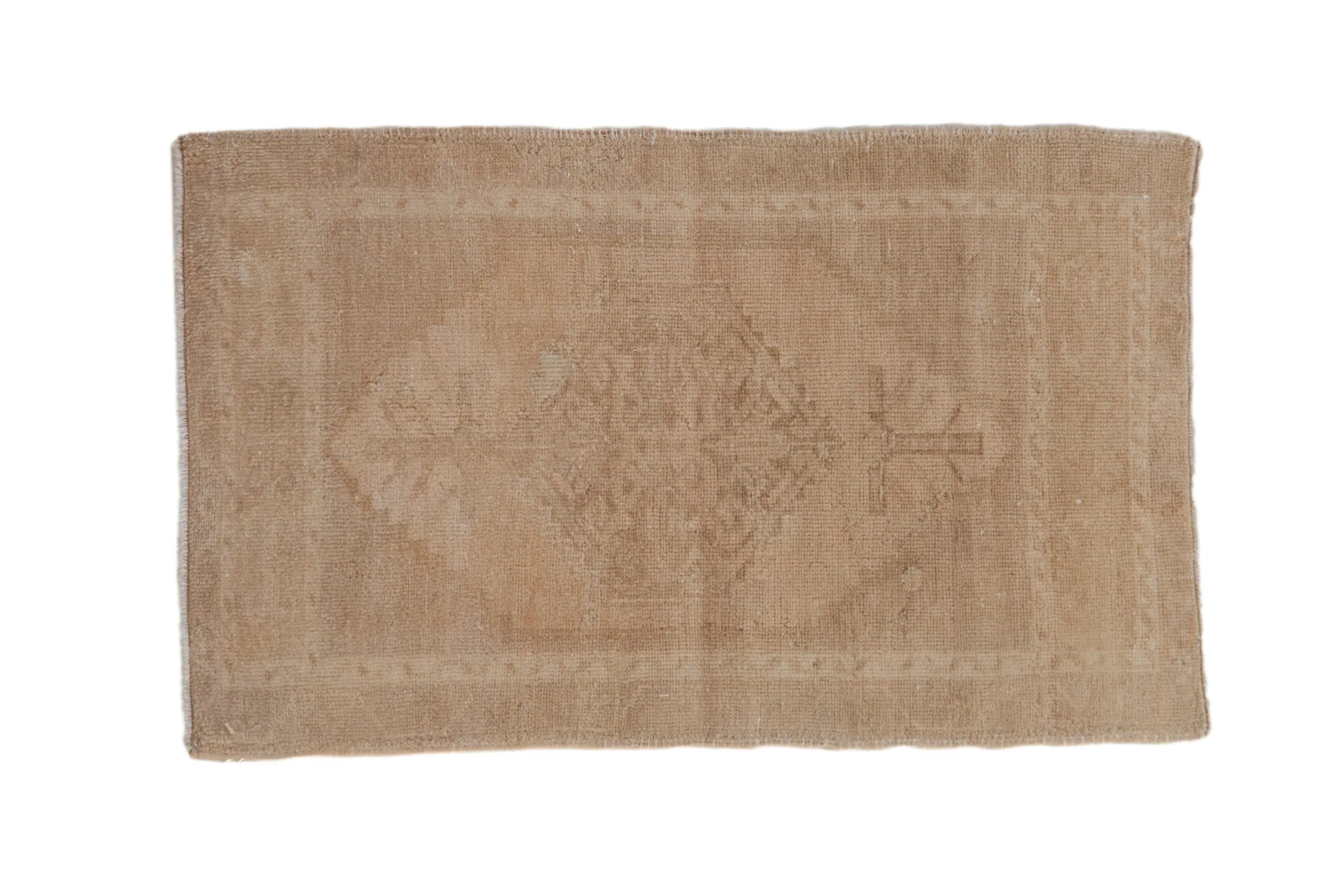 1.5x3 Vintage Distressed Oushak Rug Mat
