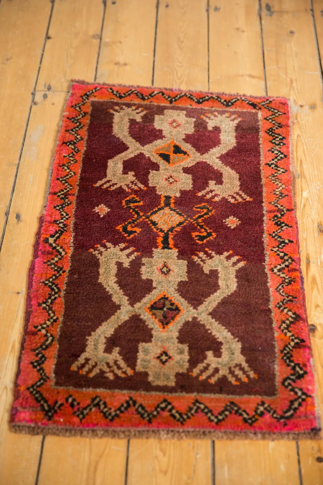 1.5x3 Vintage Oushak Rug Mat