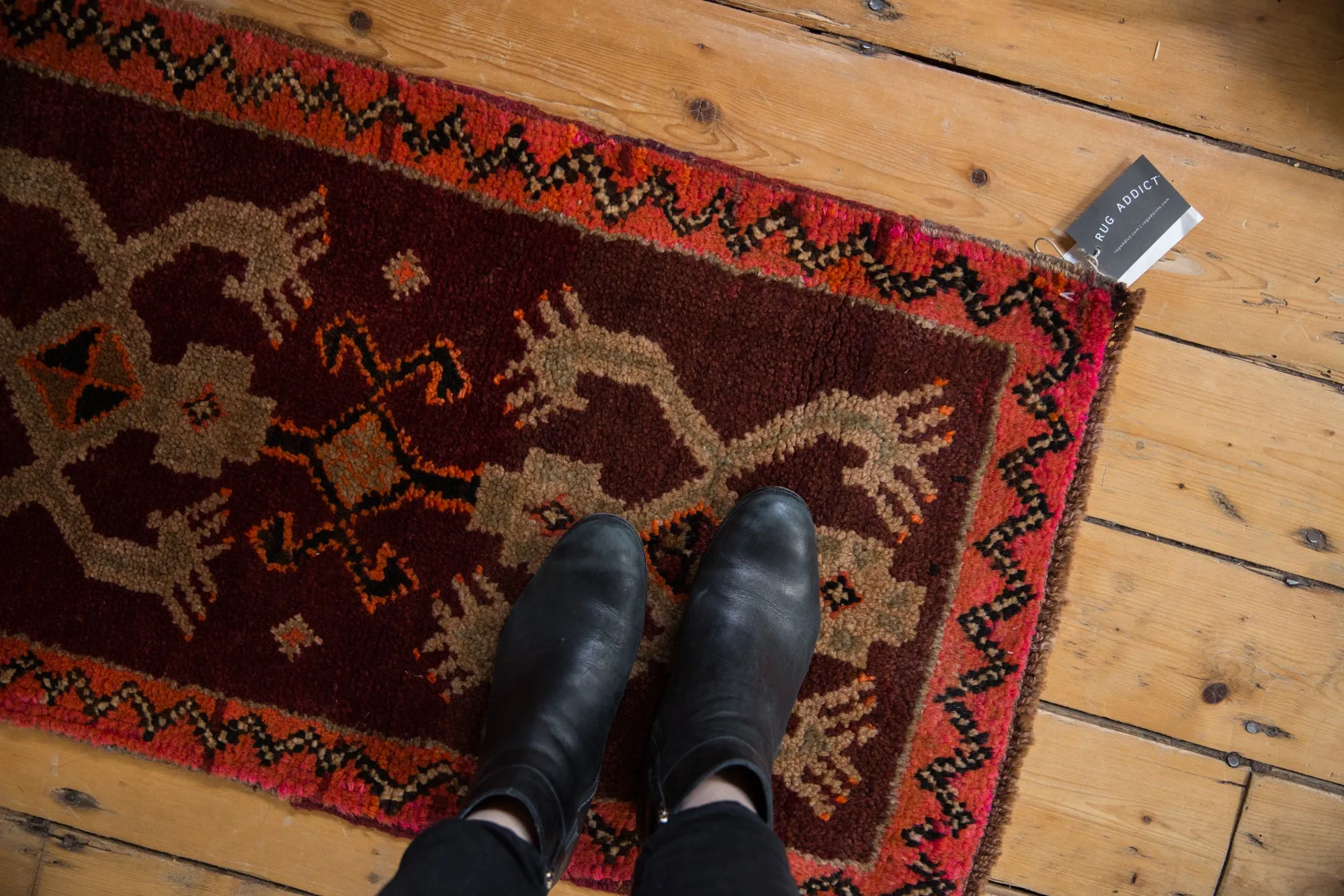 1.5x3 Vintage Oushak Rug Mat