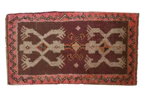 1.5x3 Vintage Oushak Rug Mat