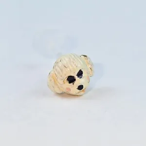 16 Gauge 5/16 Dog White Face PTFE Bioplast Labret Monroe Tragus