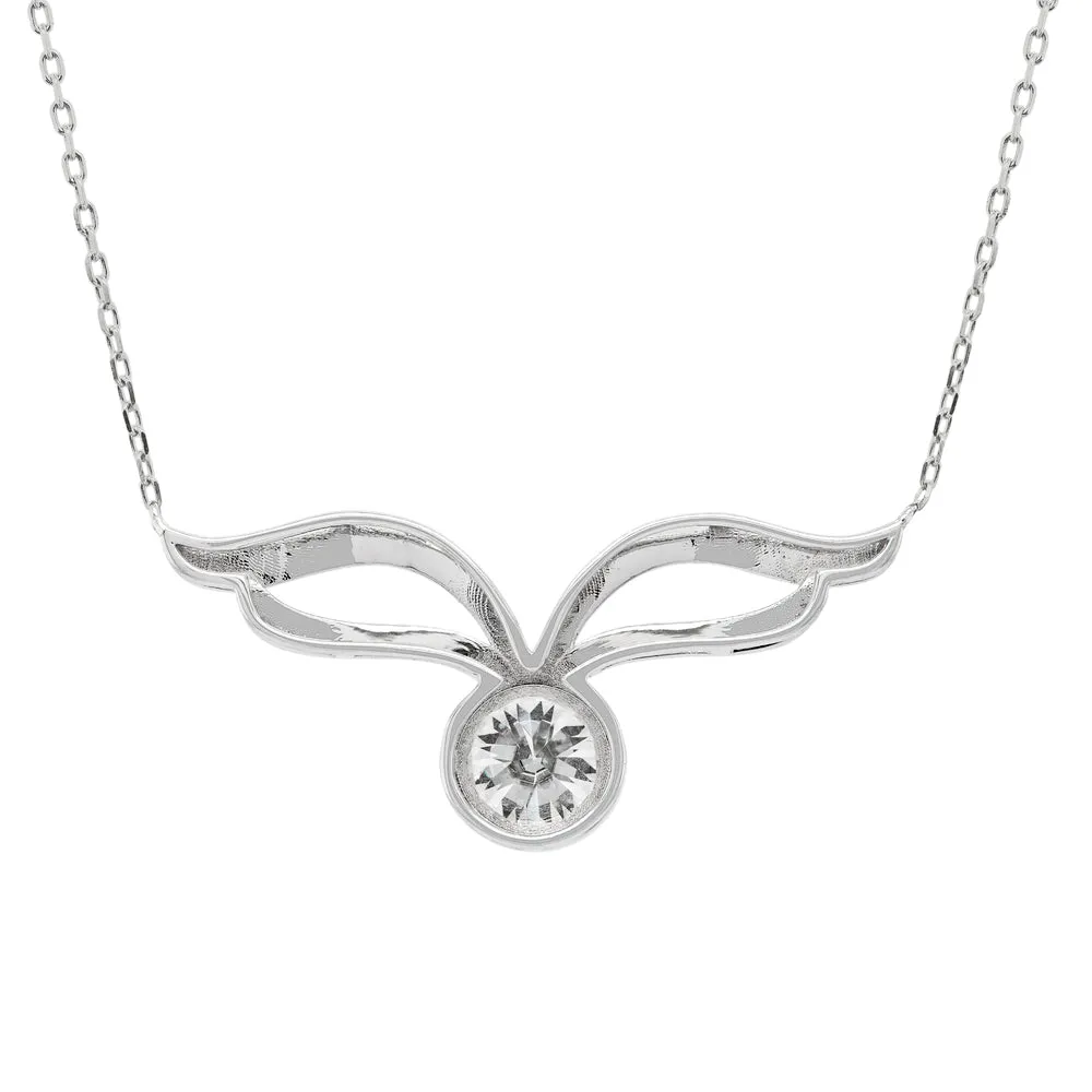 2.00 d.e.w cts 8 mm Round Moissanite Necklace