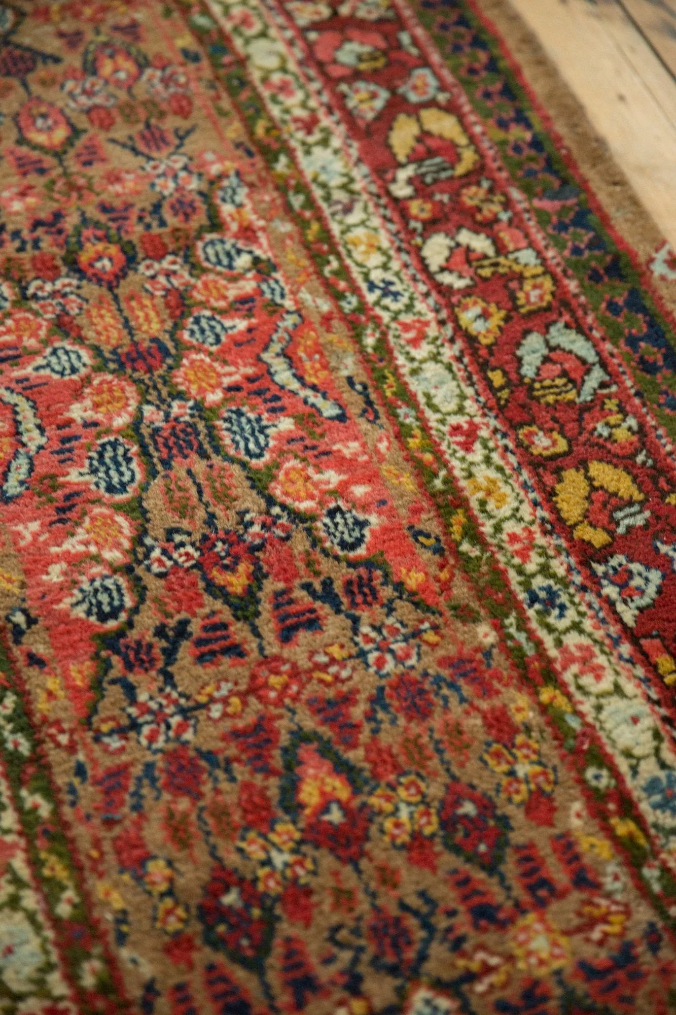 2.5x13.5 Antique Serab Rug Runner