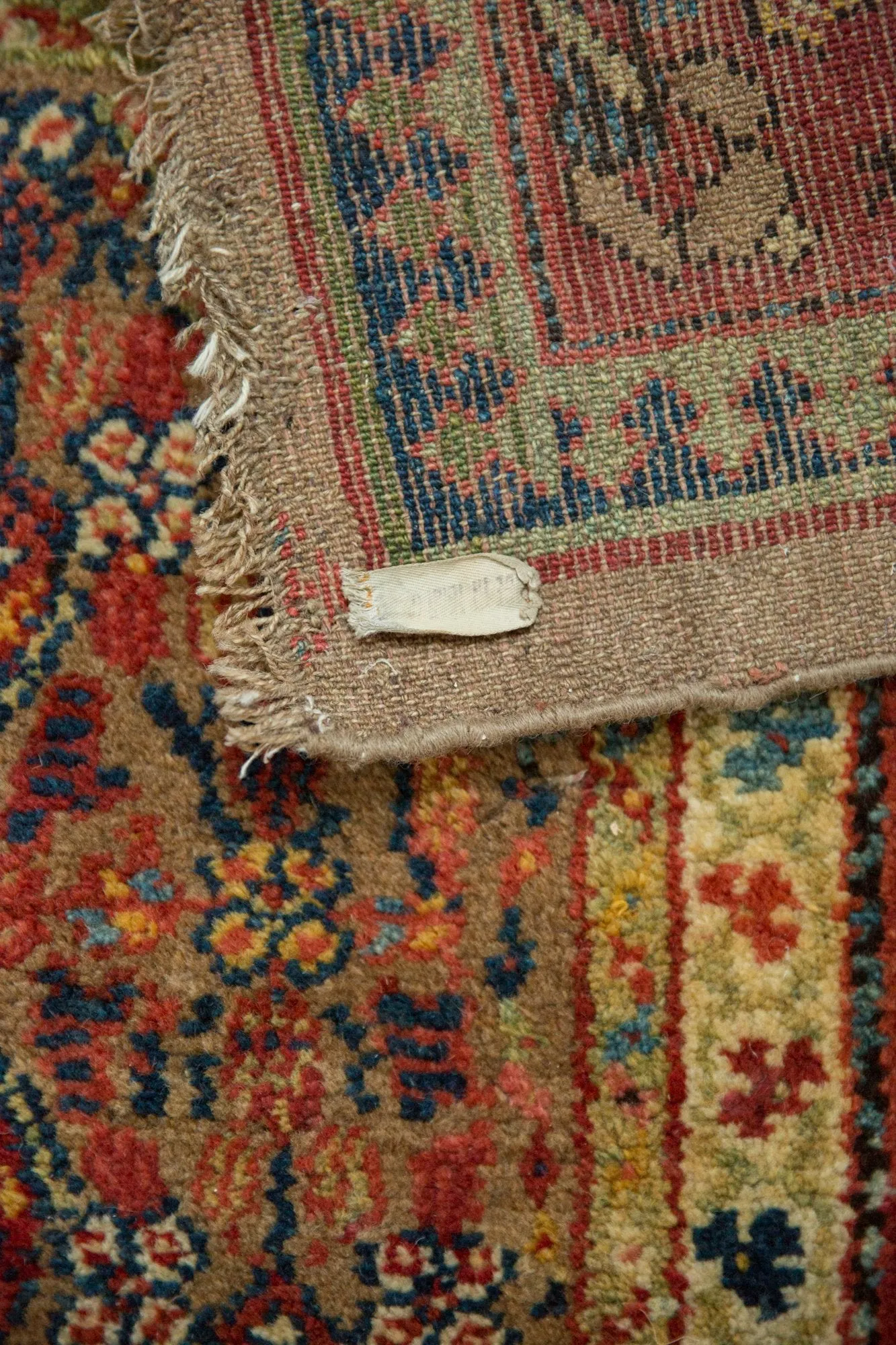 2.5x13.5 Antique Serab Rug Runner