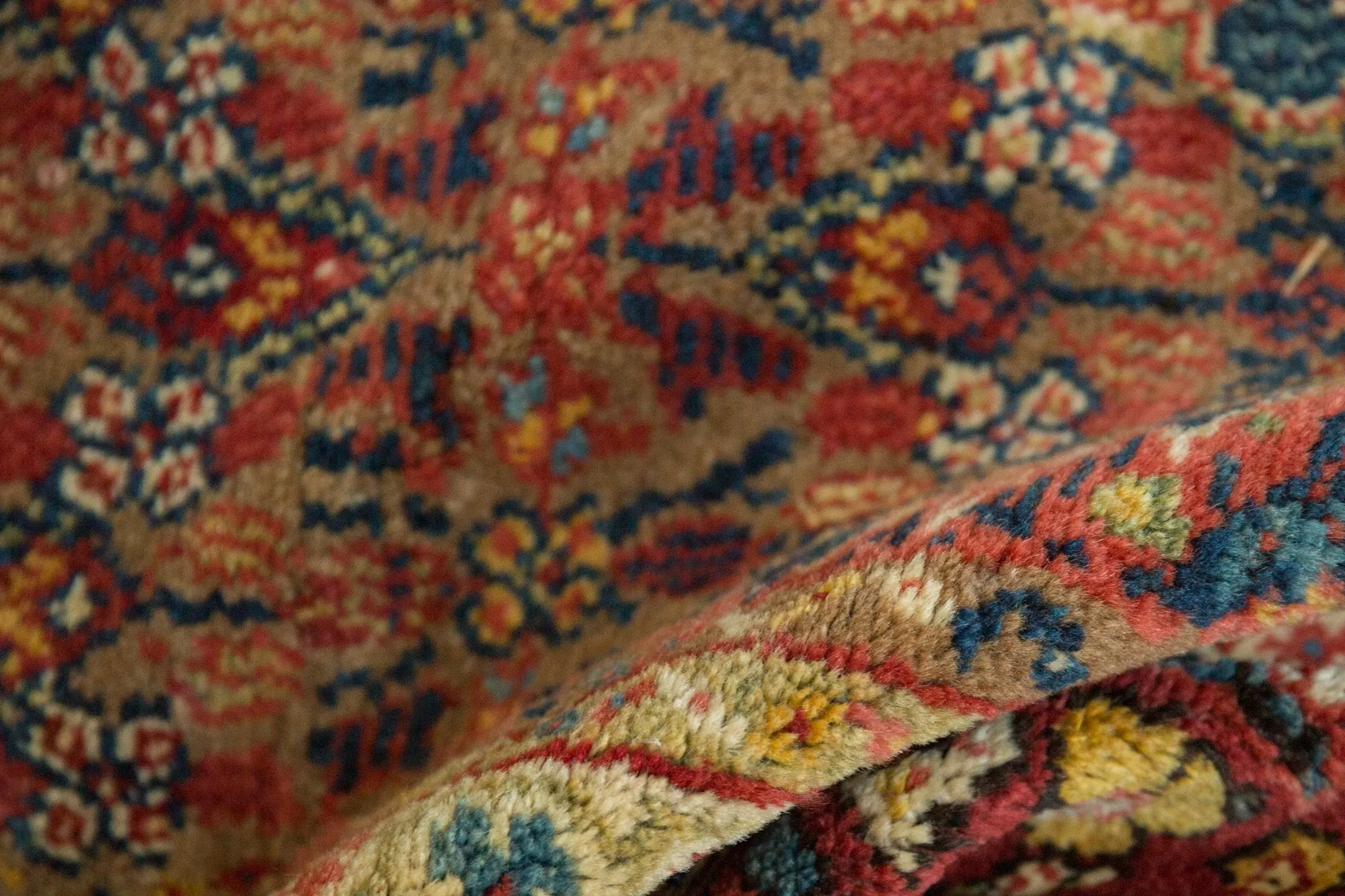 2.5x13.5 Antique Serab Rug Runner