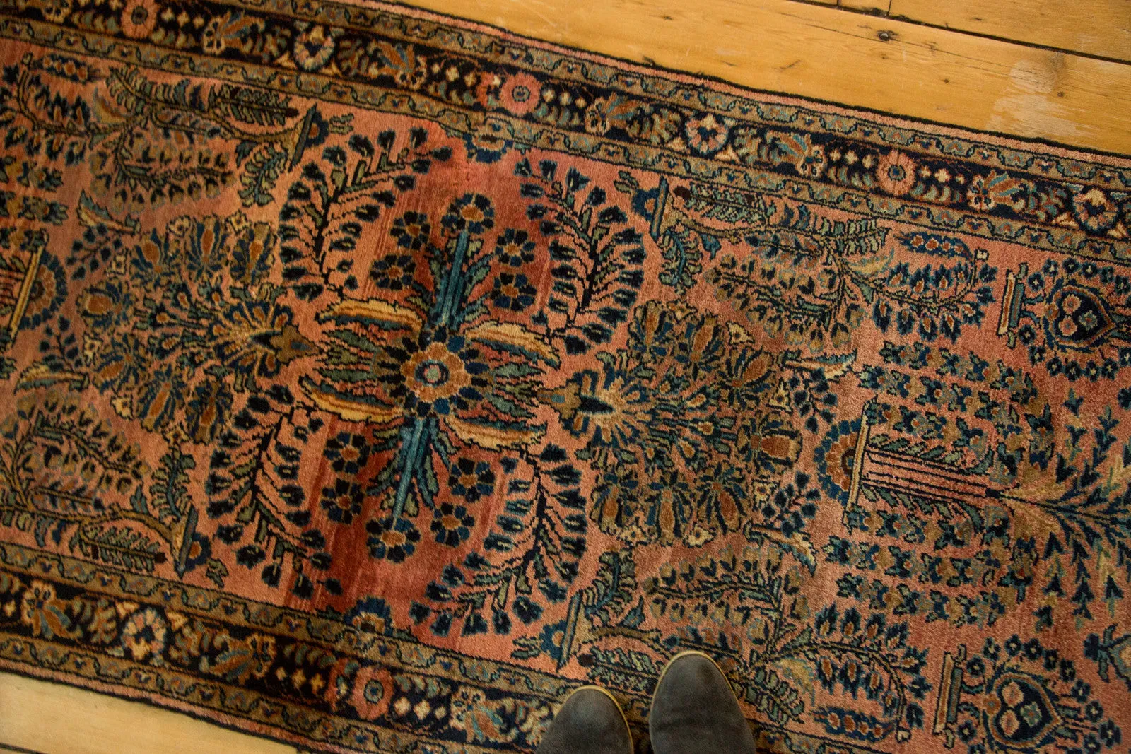 2.5x16.5 Vintage Lilihan Rug Runner