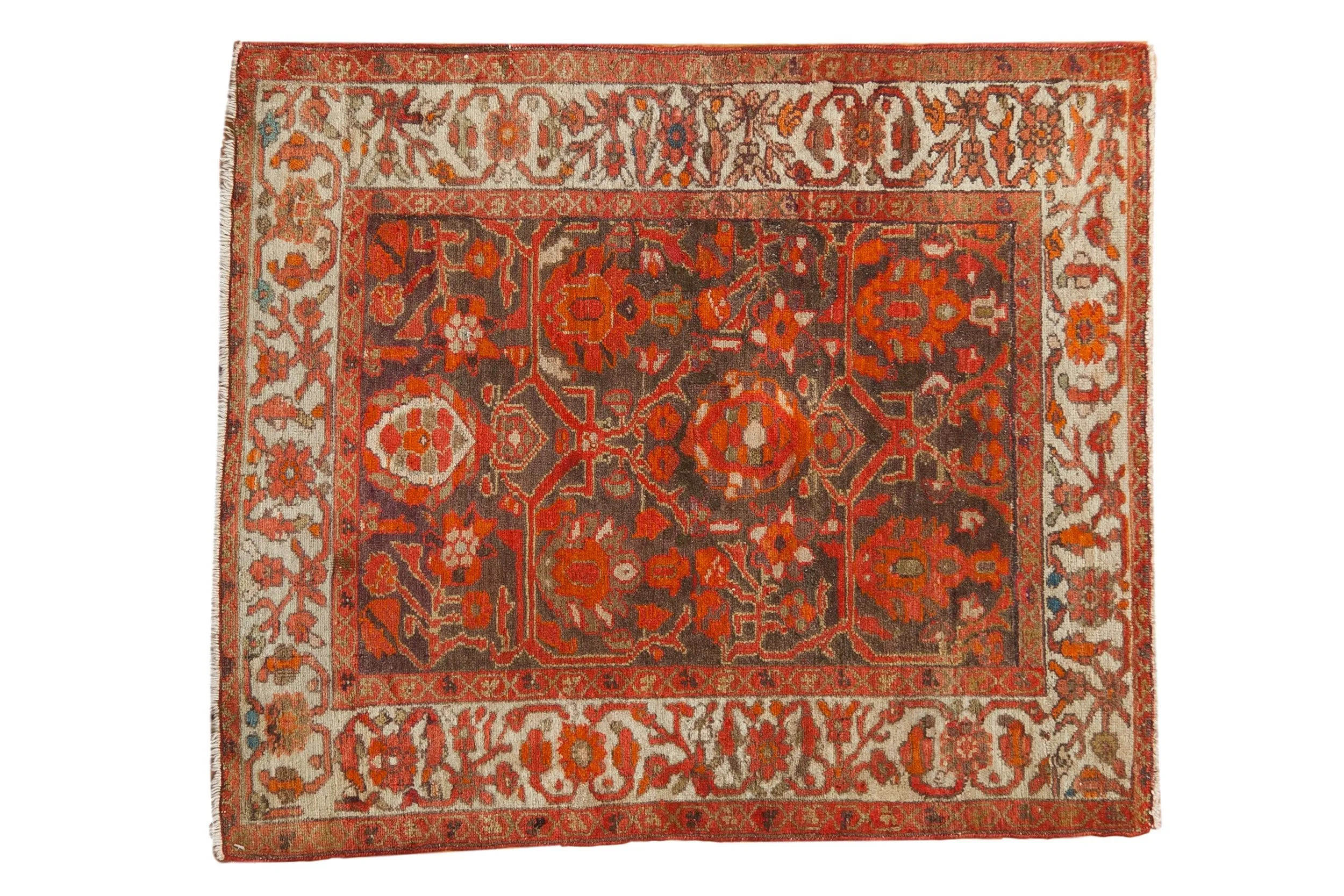 2.5x3 Antique Fragment Malayer Square Rug