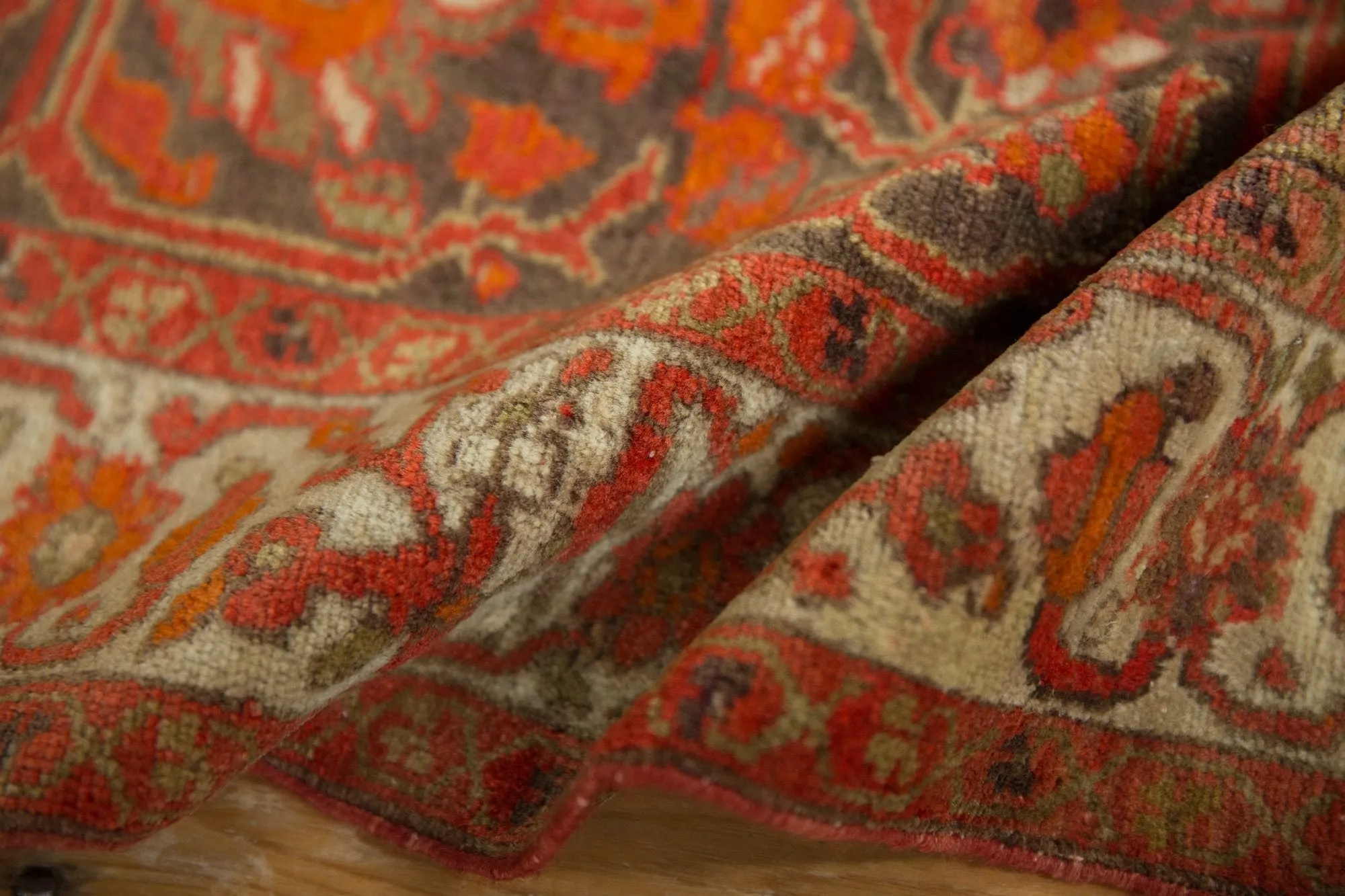 2.5x3 Antique Fragment Malayer Square Rug