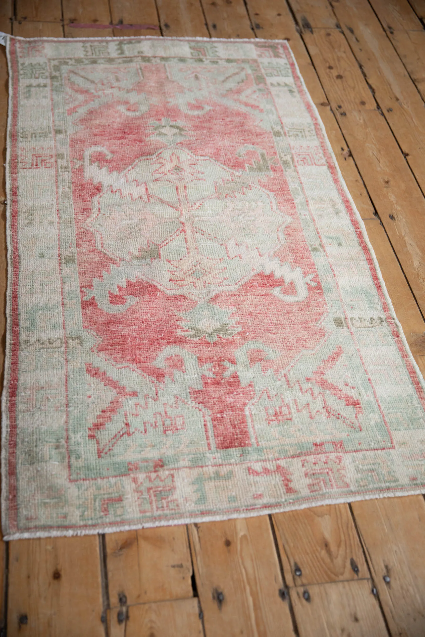 2.5x5 Vintage Distressed Oushak Rug Runner
