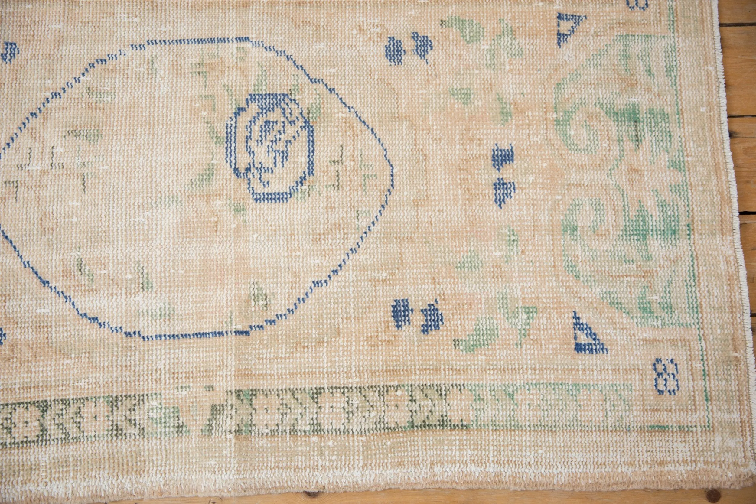2.5x5 Vintage Distressed Oushak Rug Runner