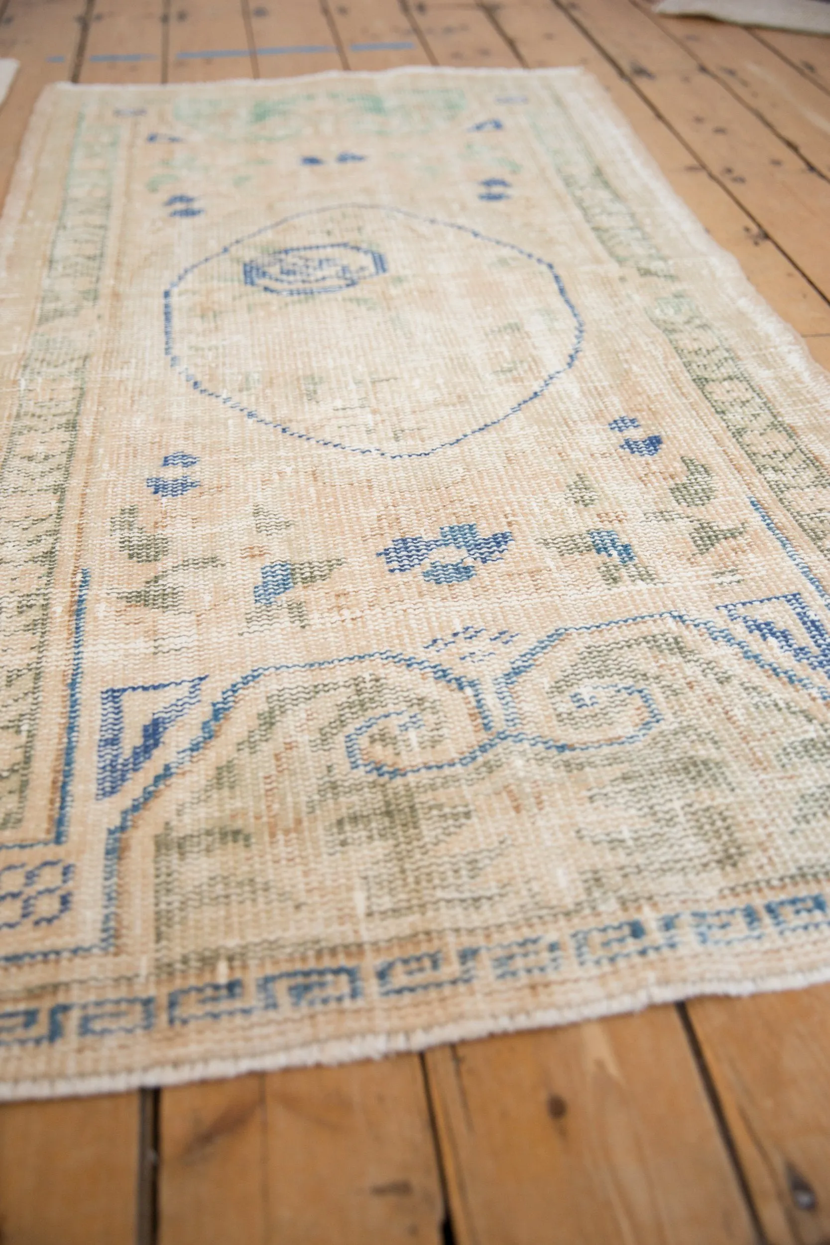 2.5x5 Vintage Distressed Oushak Rug Runner