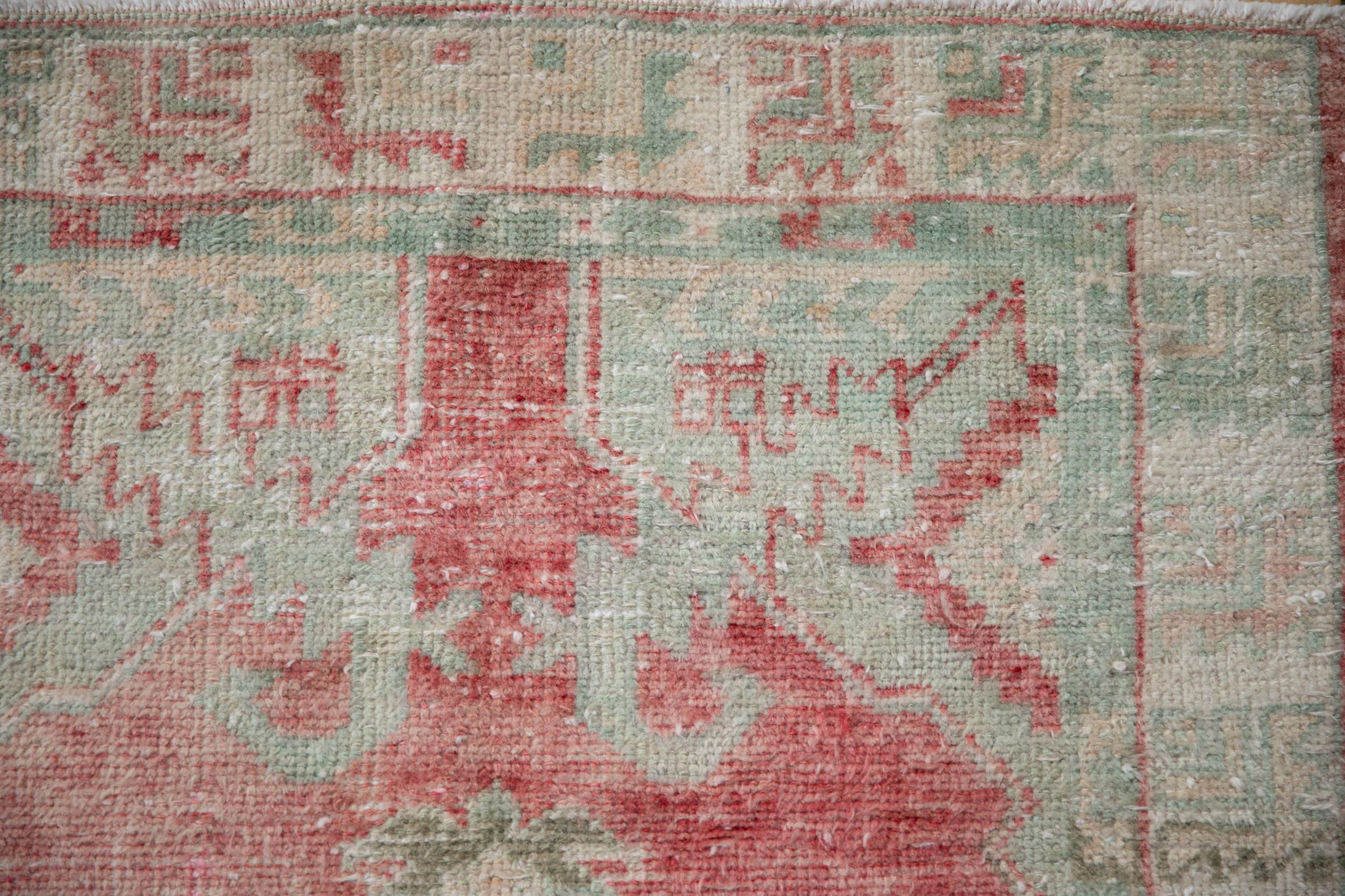 2.5x5 Vintage Distressed Oushak Rug Runner