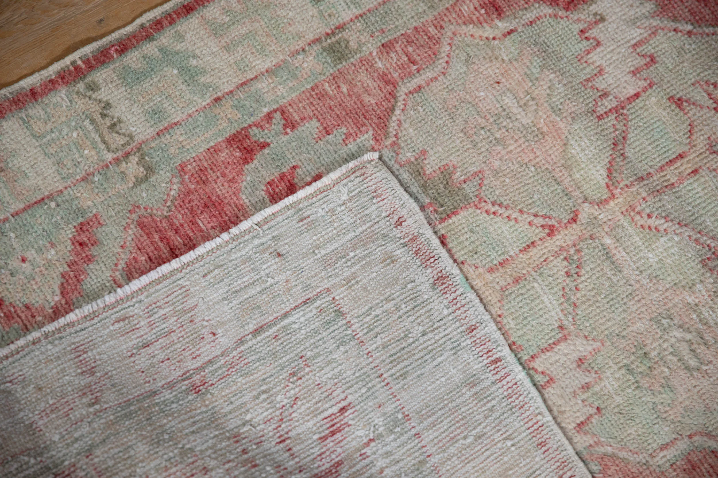 2.5x5 Vintage Distressed Oushak Rug Runner