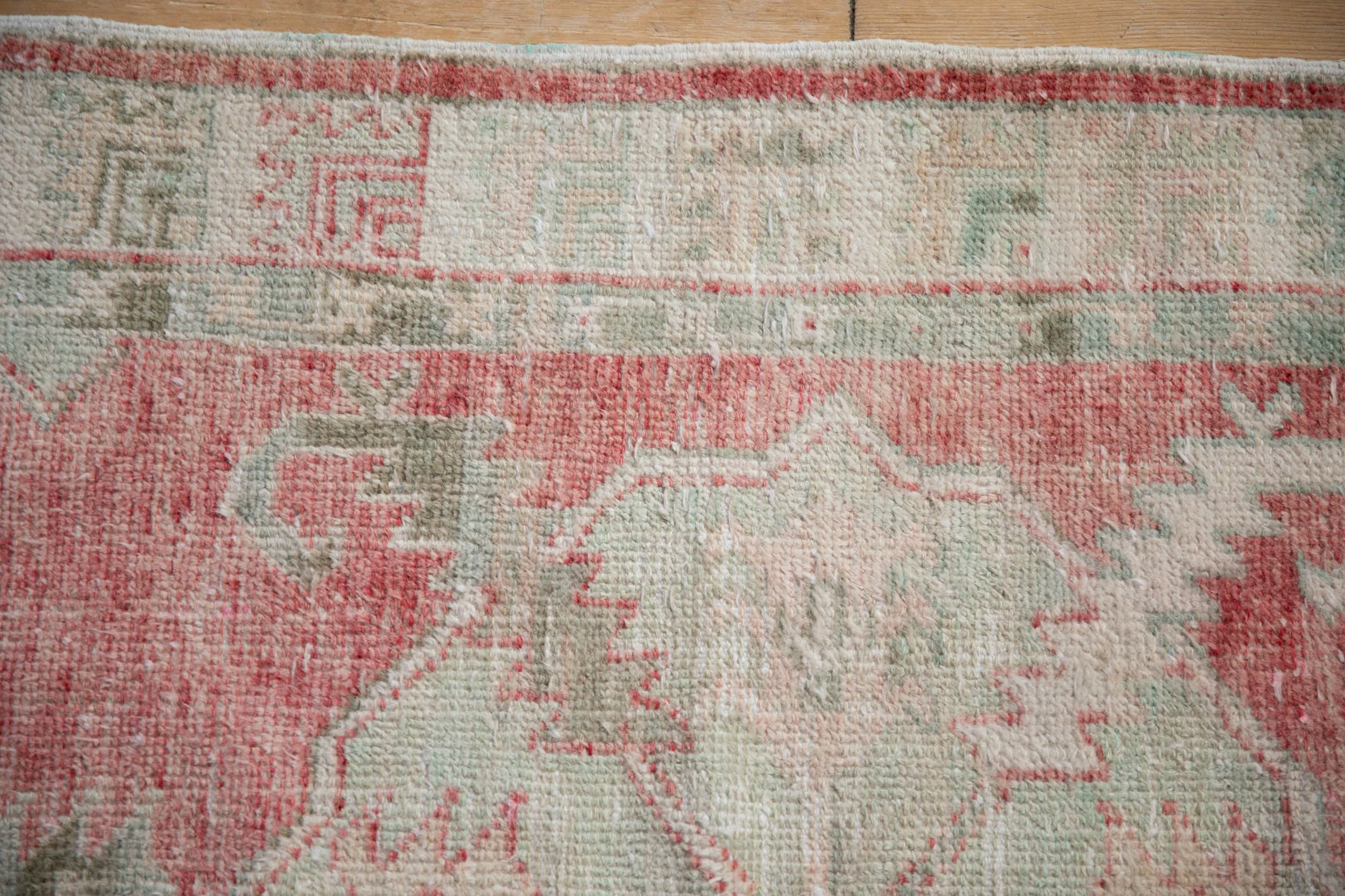 2.5x5 Vintage Distressed Oushak Rug Runner