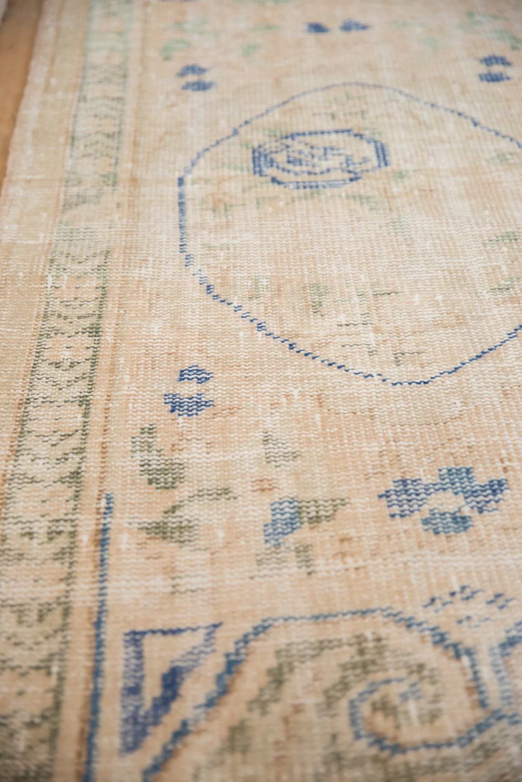 2.5x5 Vintage Distressed Oushak Rug Runner