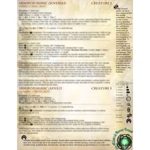 2e Monsters: Armipod Mimics [PF2e]