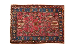 2x2.5 Vintage Lilihan Square Rug Mat