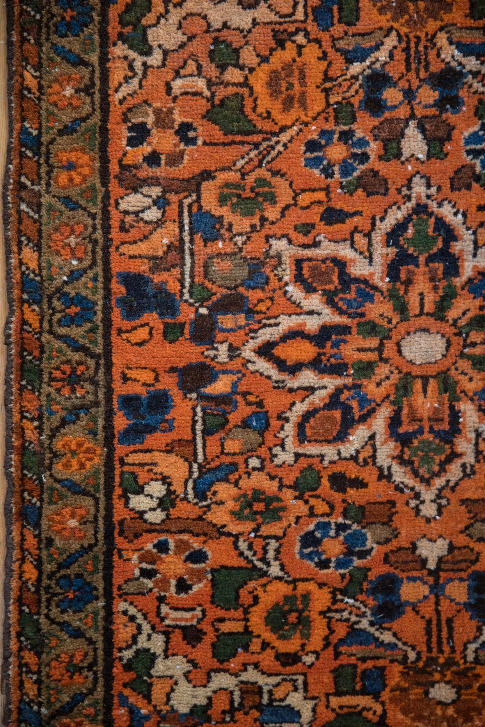 2x3 Vintage Hamadan Rug Mat