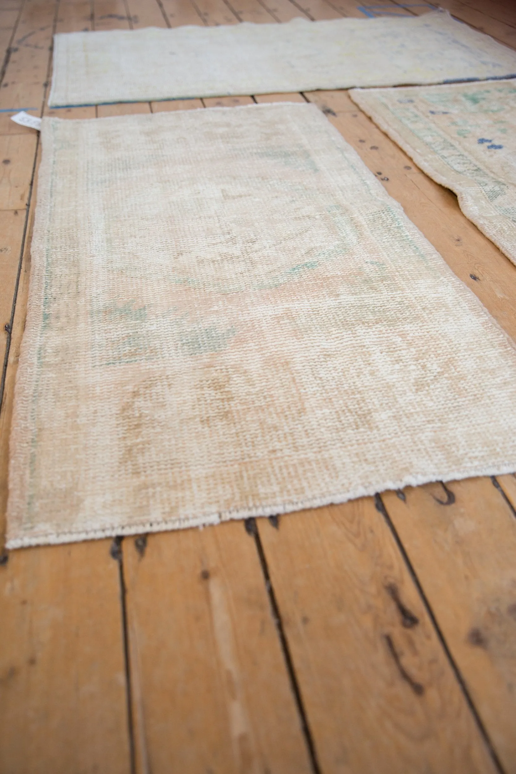 2x4.5 Vintage Distressed Oushak Rug Runner