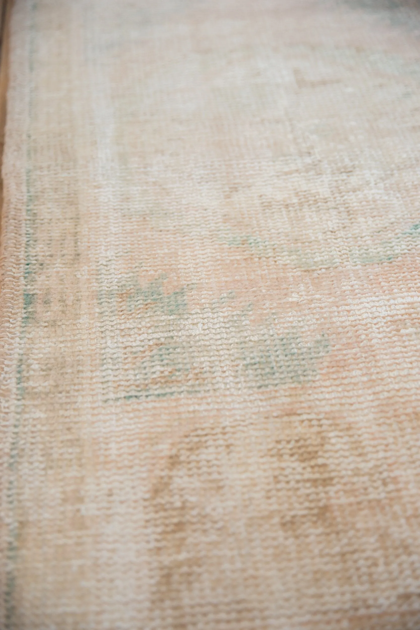 2x4.5 Vintage Distressed Oushak Rug Runner