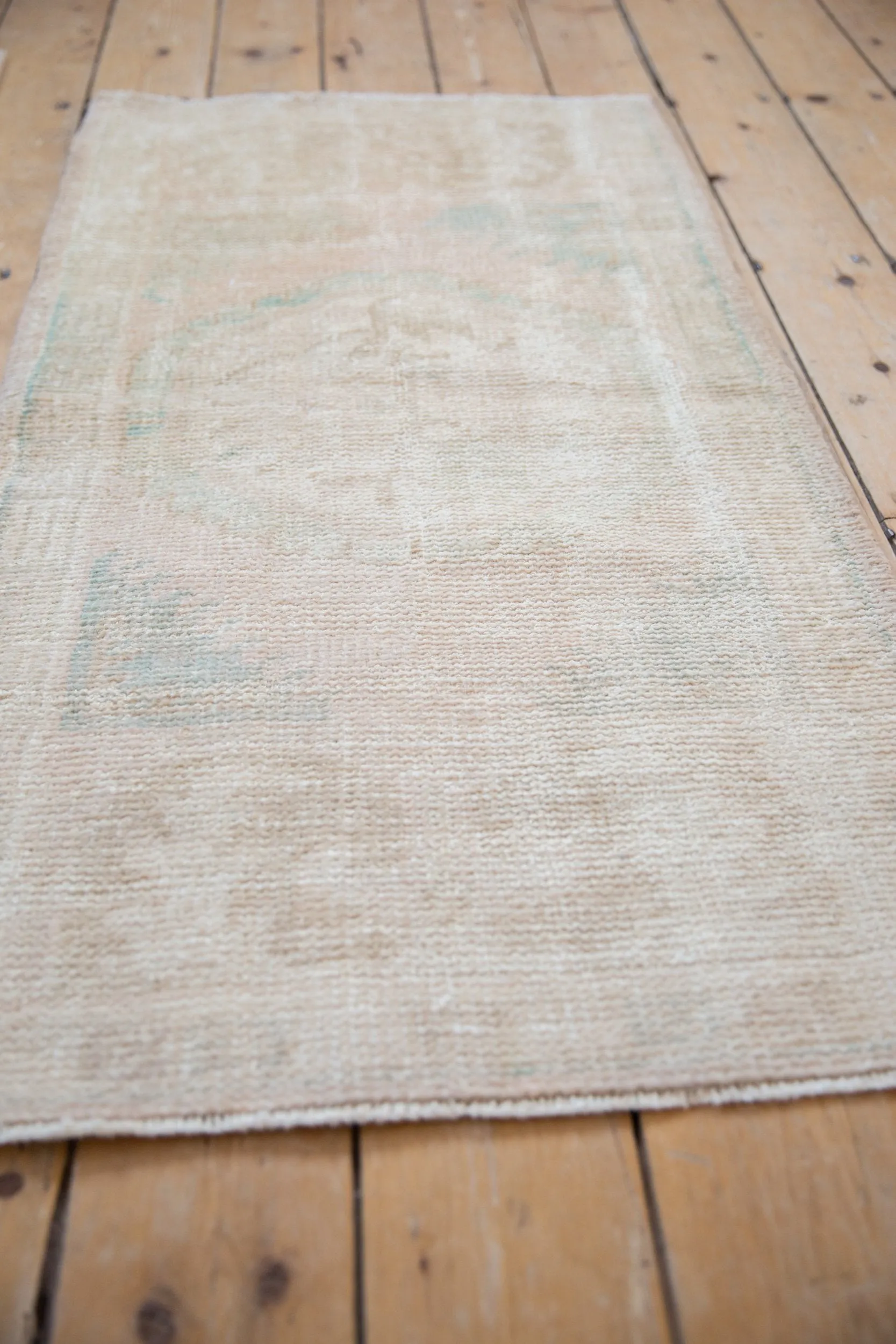 2x4.5 Vintage Distressed Oushak Rug Runner