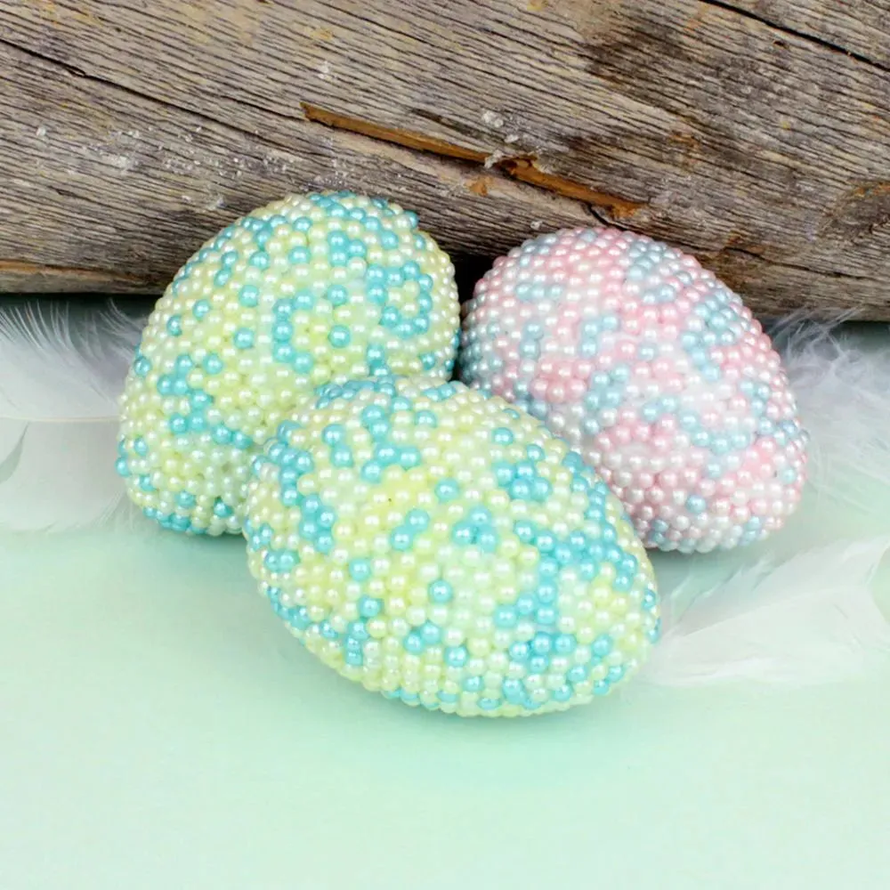 3 Pearl Clay Modelling Compound Plastic Beads Christmas Craft 25g
