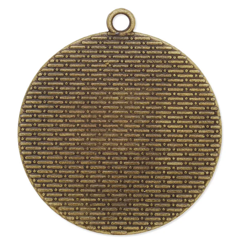 30mm Round simple Pendant tray,Zinc alloy filled,antique Bronze plated,20pcs/lot