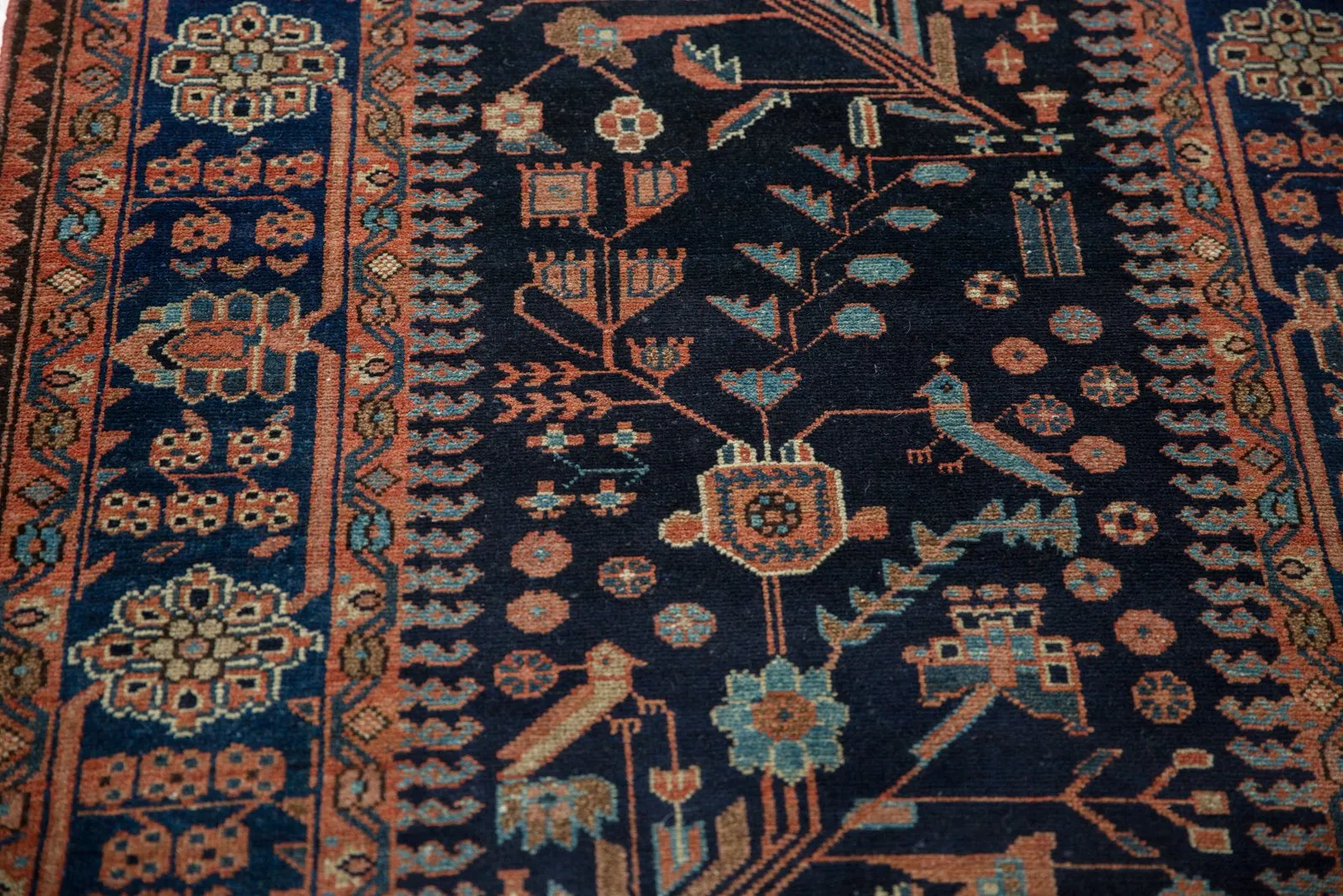 3.5x15 Vintage Mehreban Rug Runner