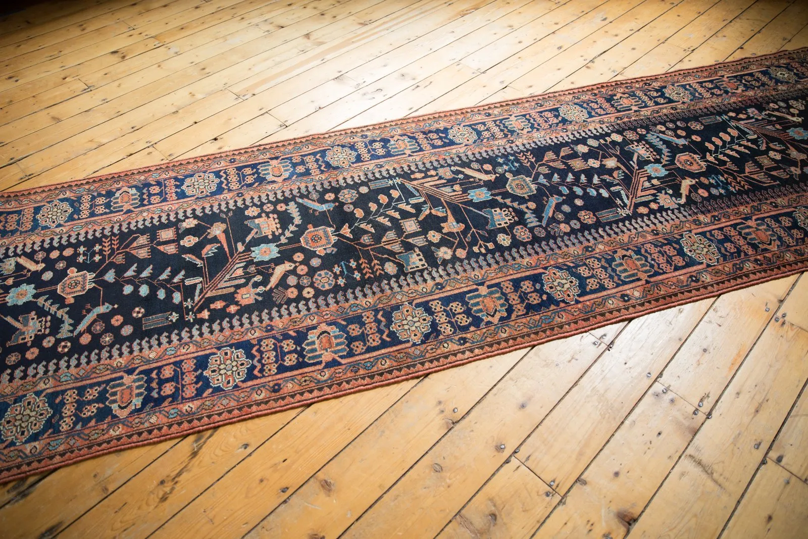 3.5x15 Vintage Mehreban Rug Runner