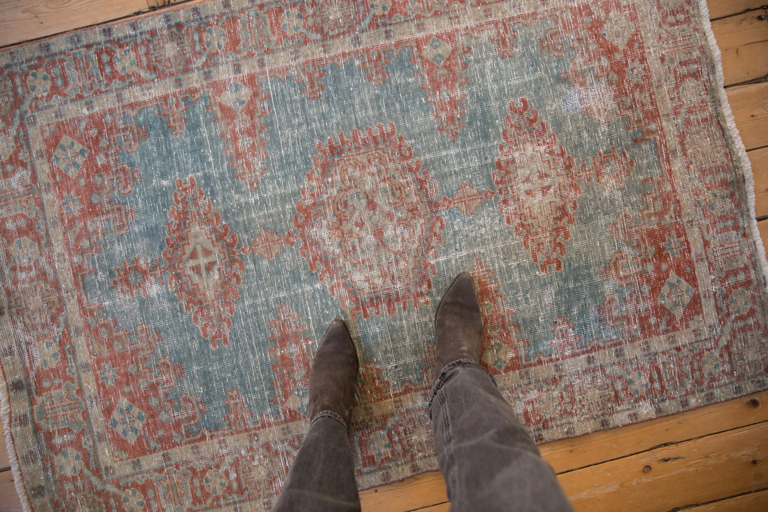 3.5x5 Vintage Distressed Veece Rug