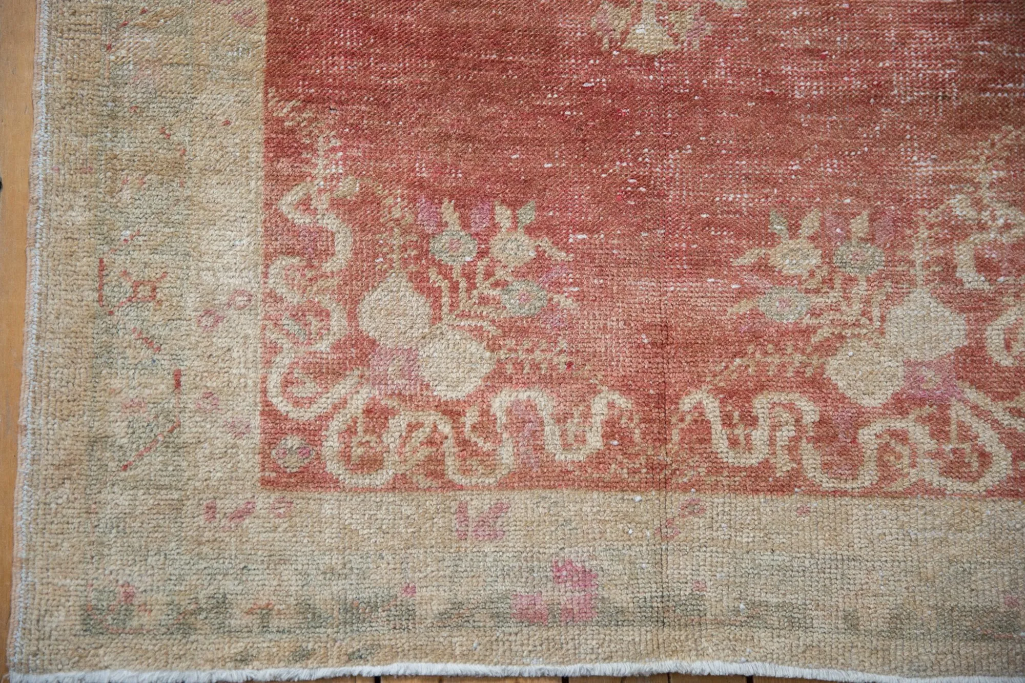 3.5x6.5 Vintage Distressed Oushak Rug