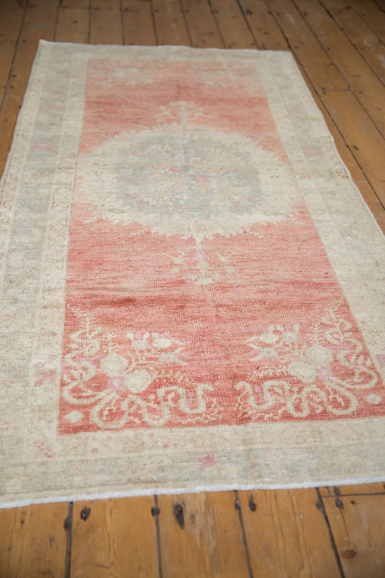 3.5x6.5 Vintage Distressed Oushak Rug