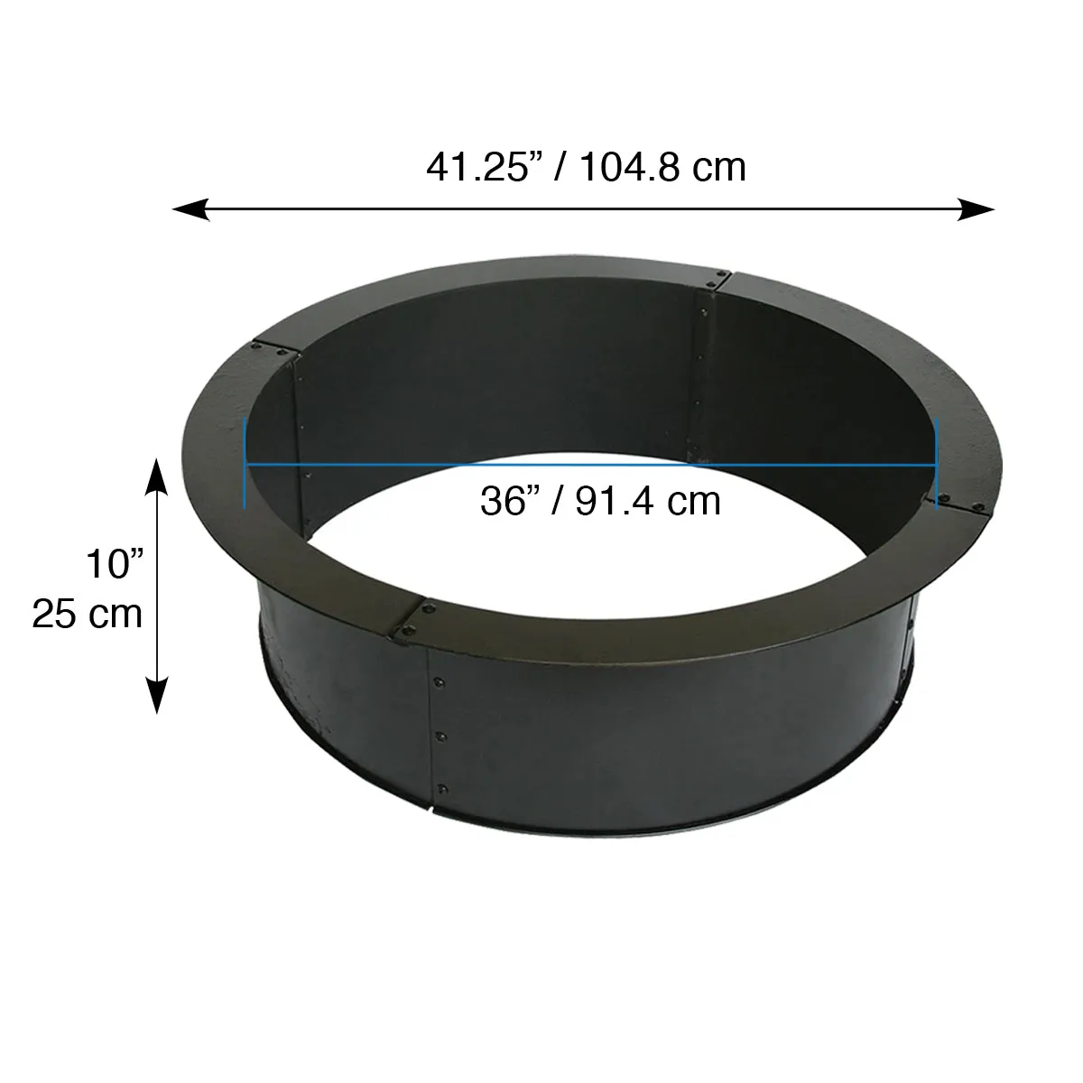 36 in. Round x 10 in. High Fire Ring