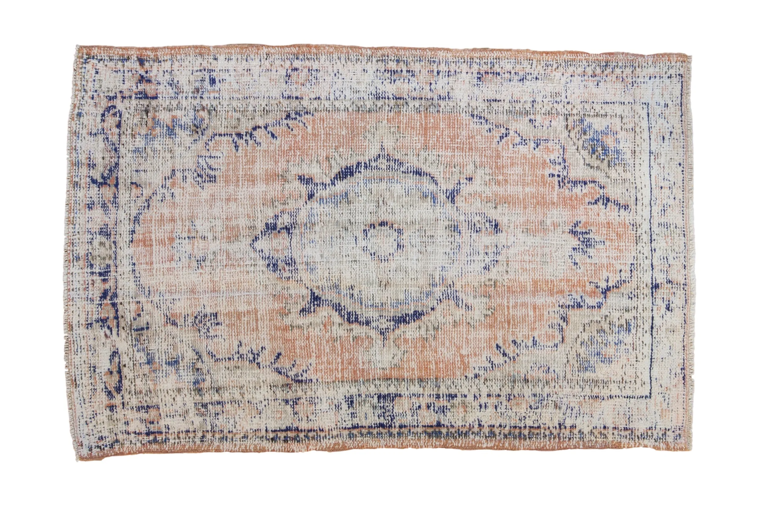 3x4.5 Vintage Distressed Oushak Rug