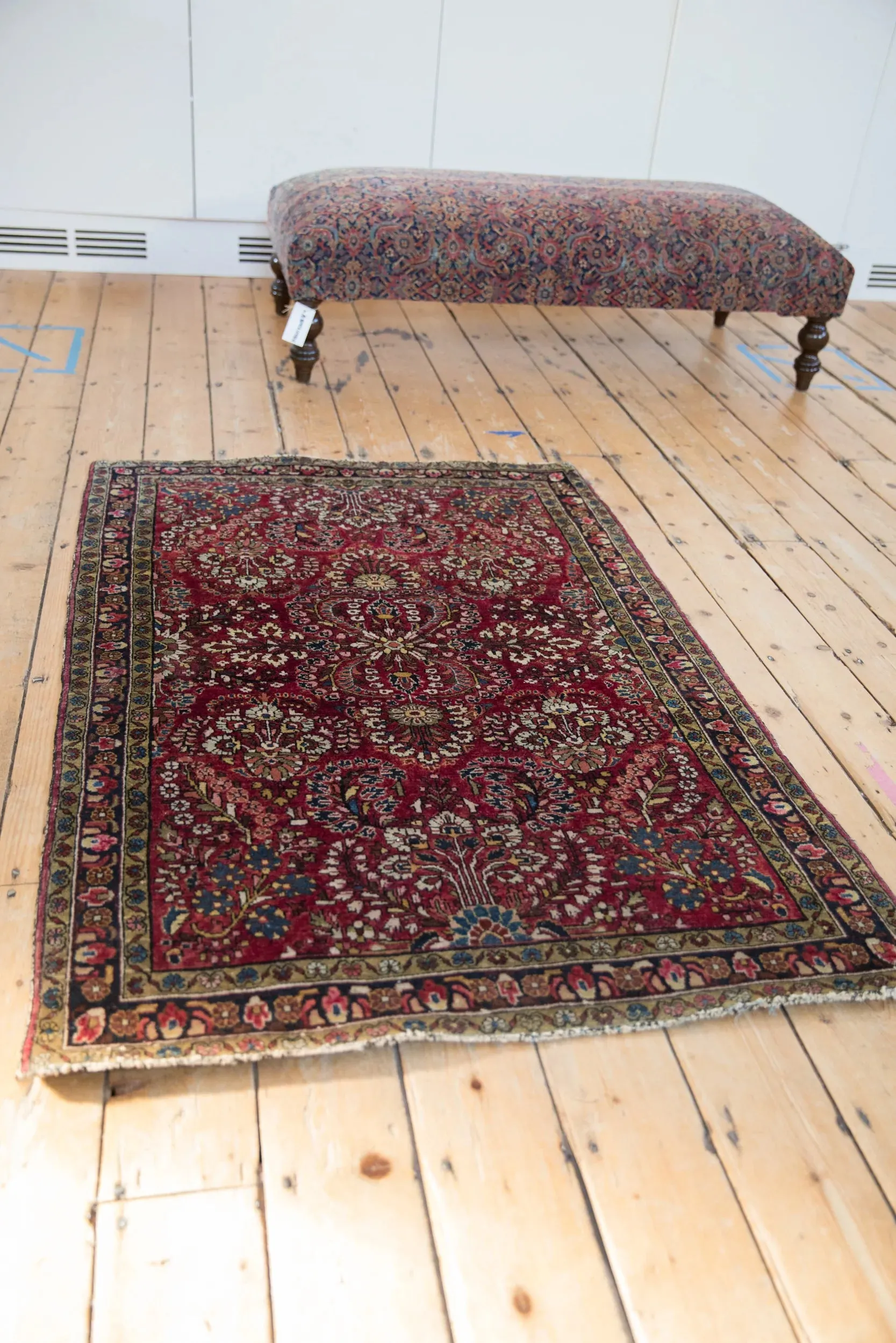 3x5 Antique German Sarouk Rug