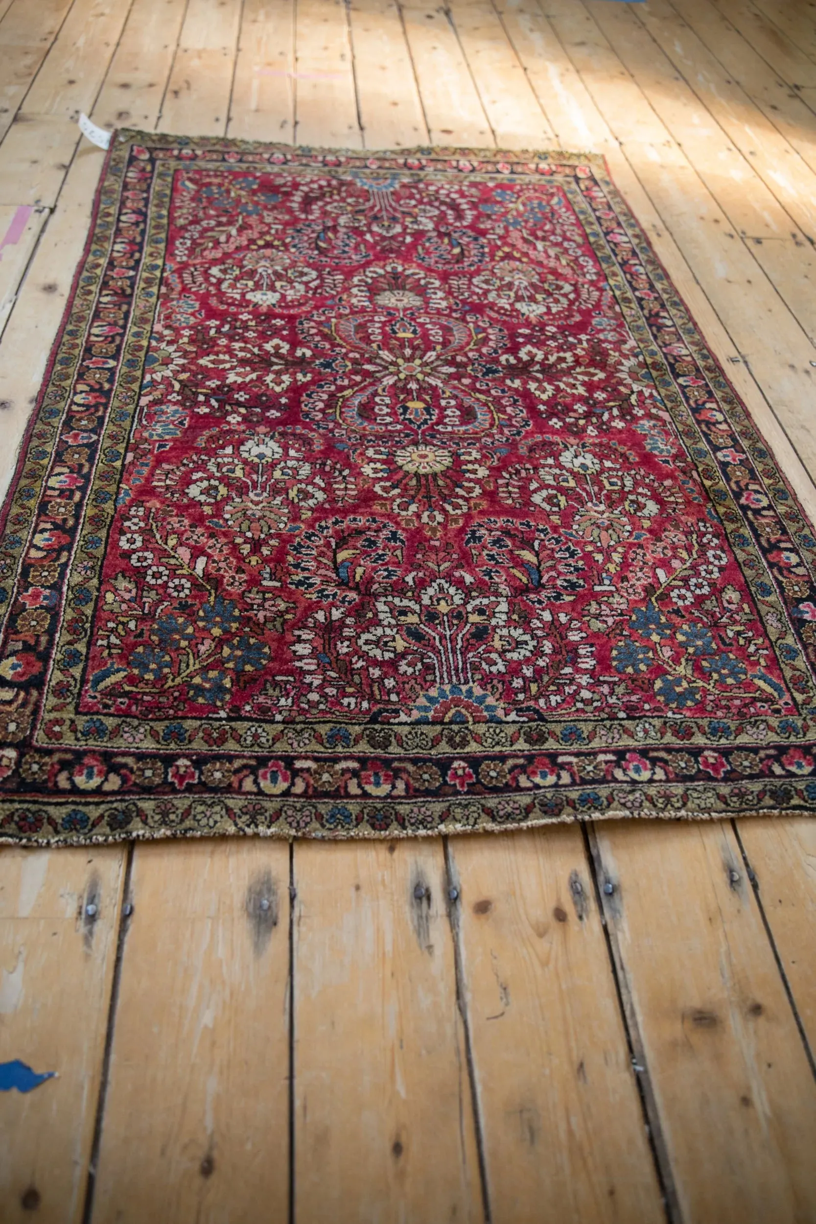3x5 Antique German Sarouk Rug