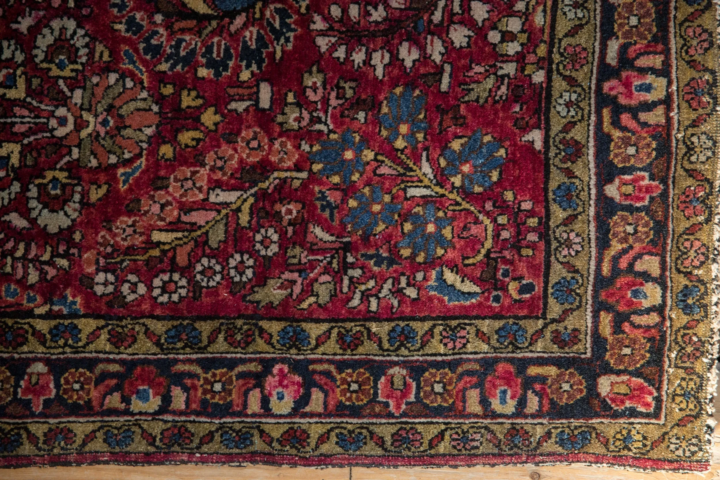 3x5 Antique German Sarouk Rug