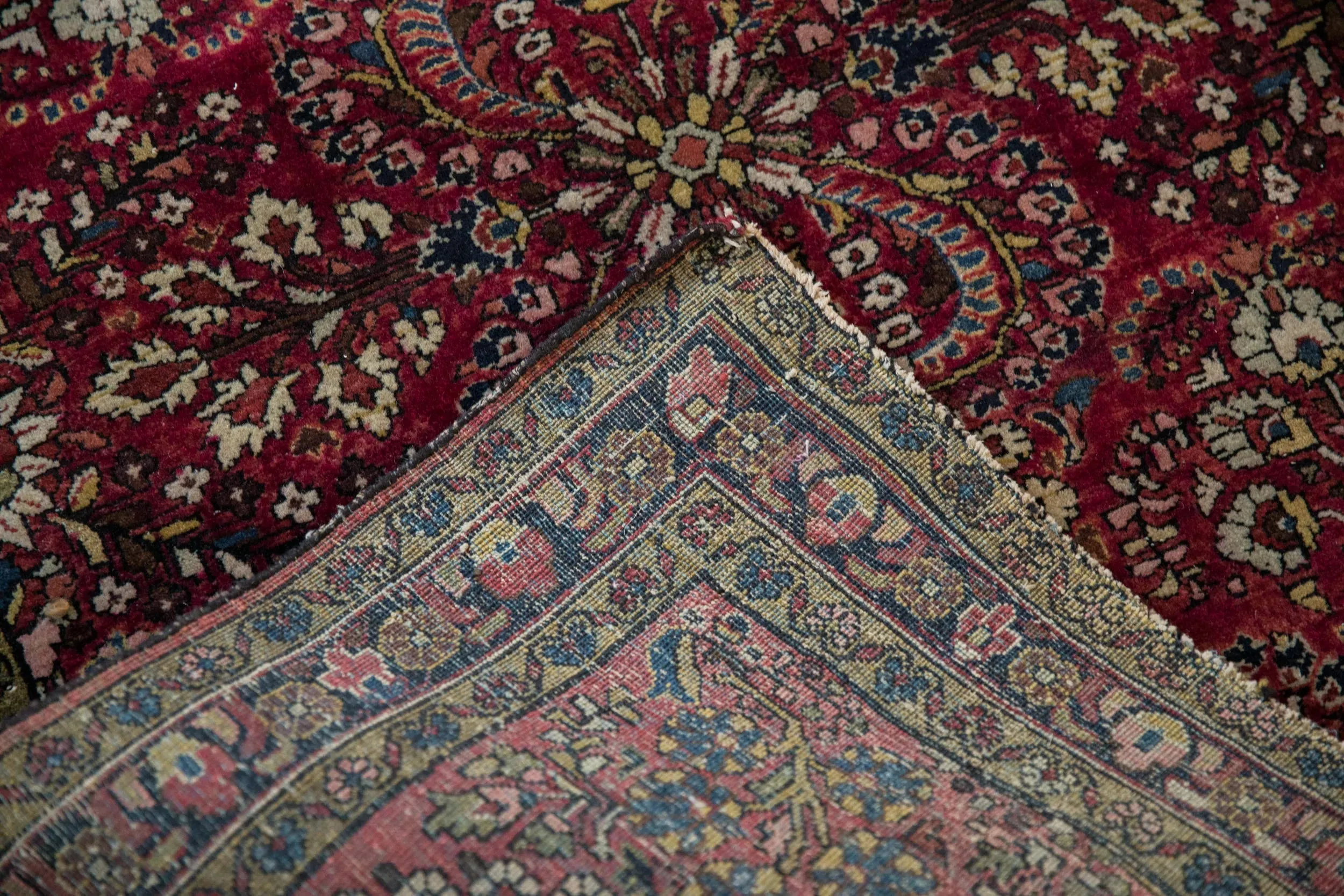 3x5 Antique German Sarouk Rug
