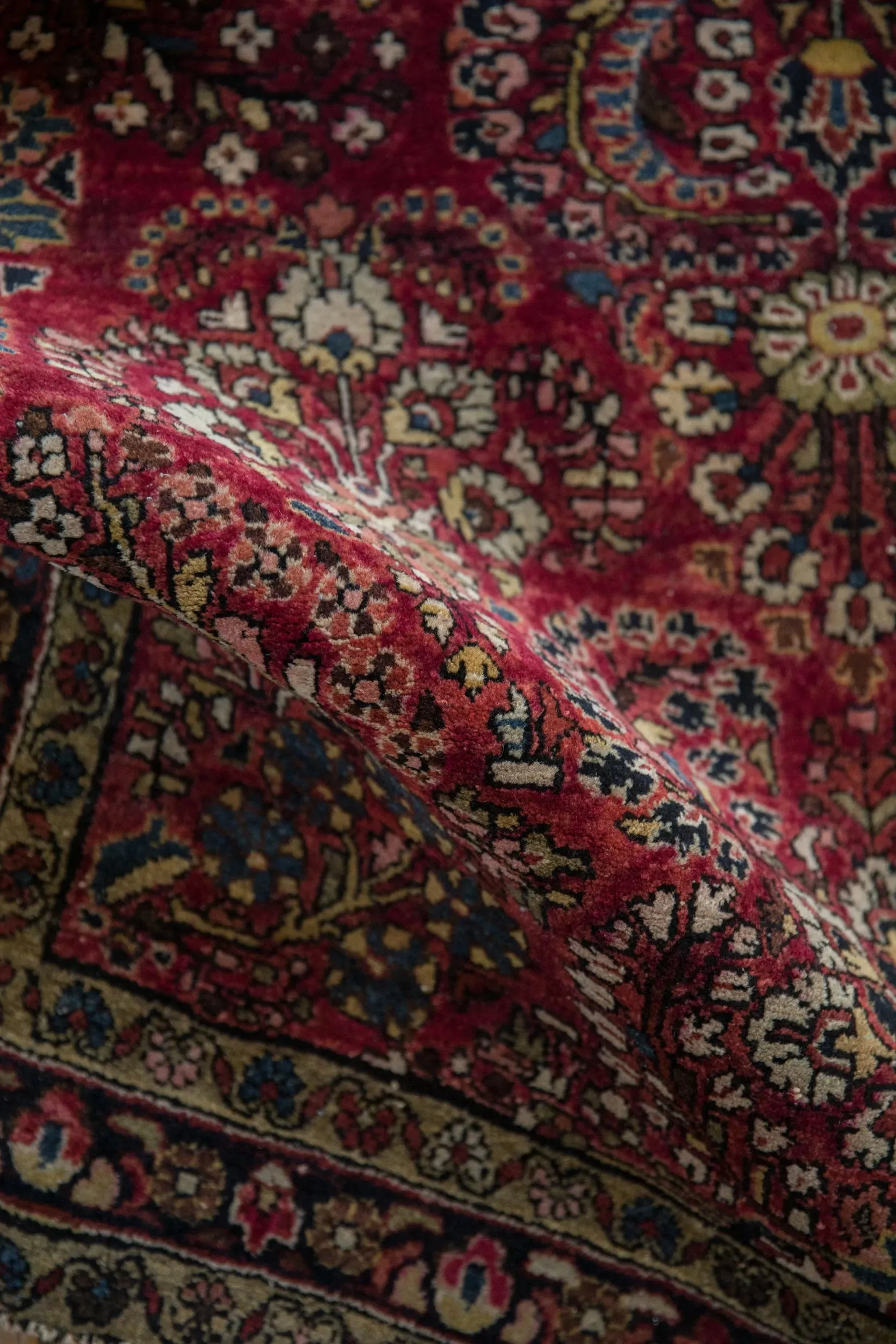 3x5 Antique German Sarouk Rug