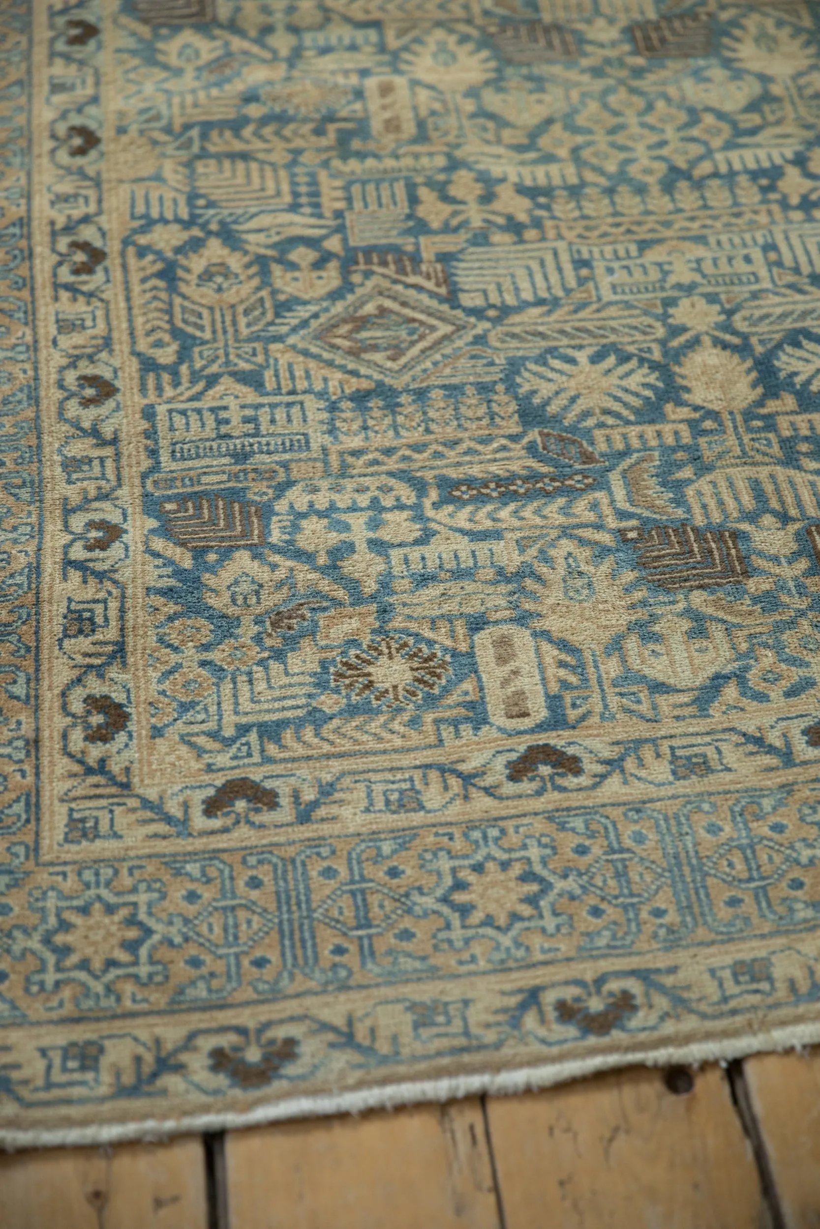 4.5x6.5 Vintage Distressed Tabriz Rug
