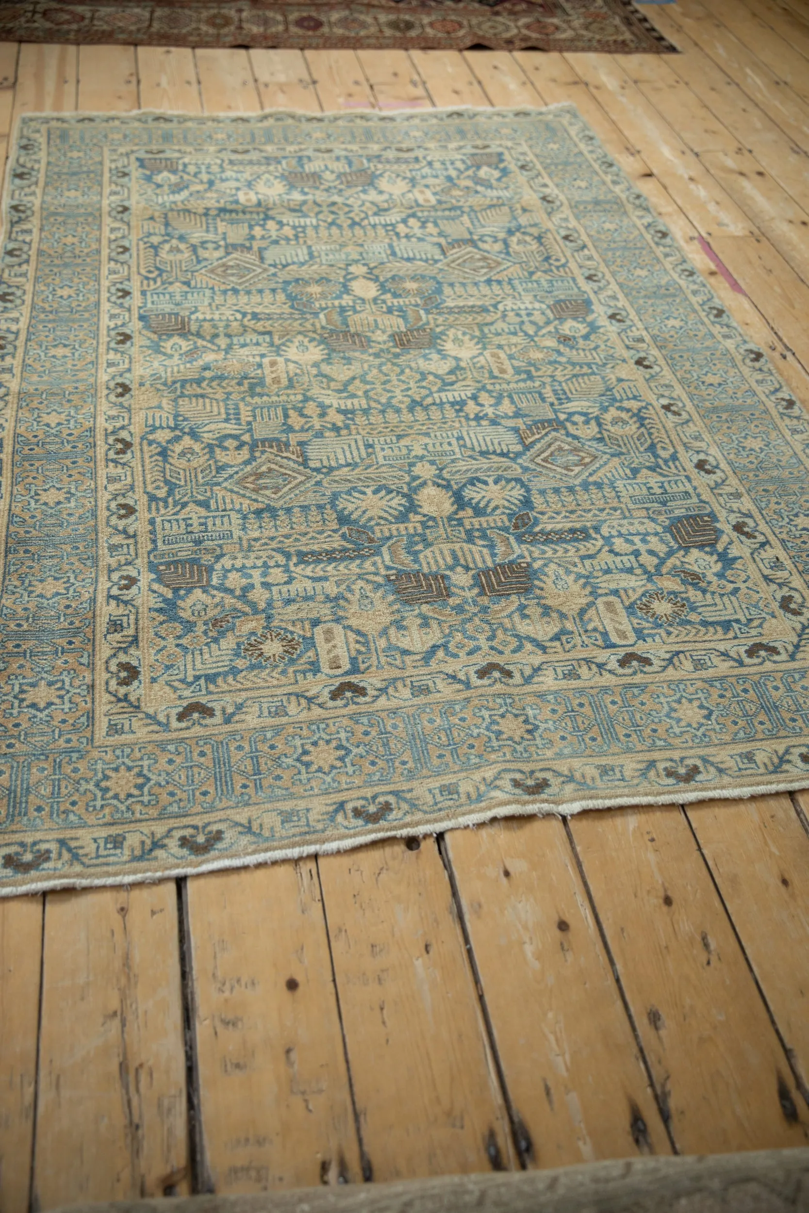 4.5x6.5 Vintage Distressed Tabriz Rug