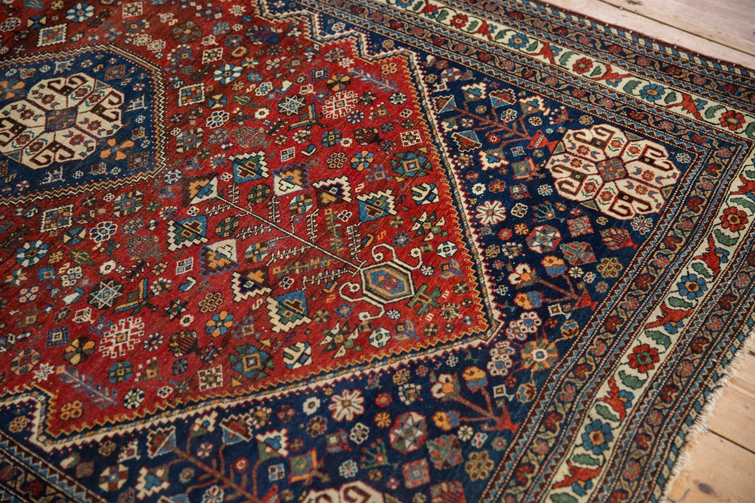 4.5x7 Vintage Fine Abadeh Rug