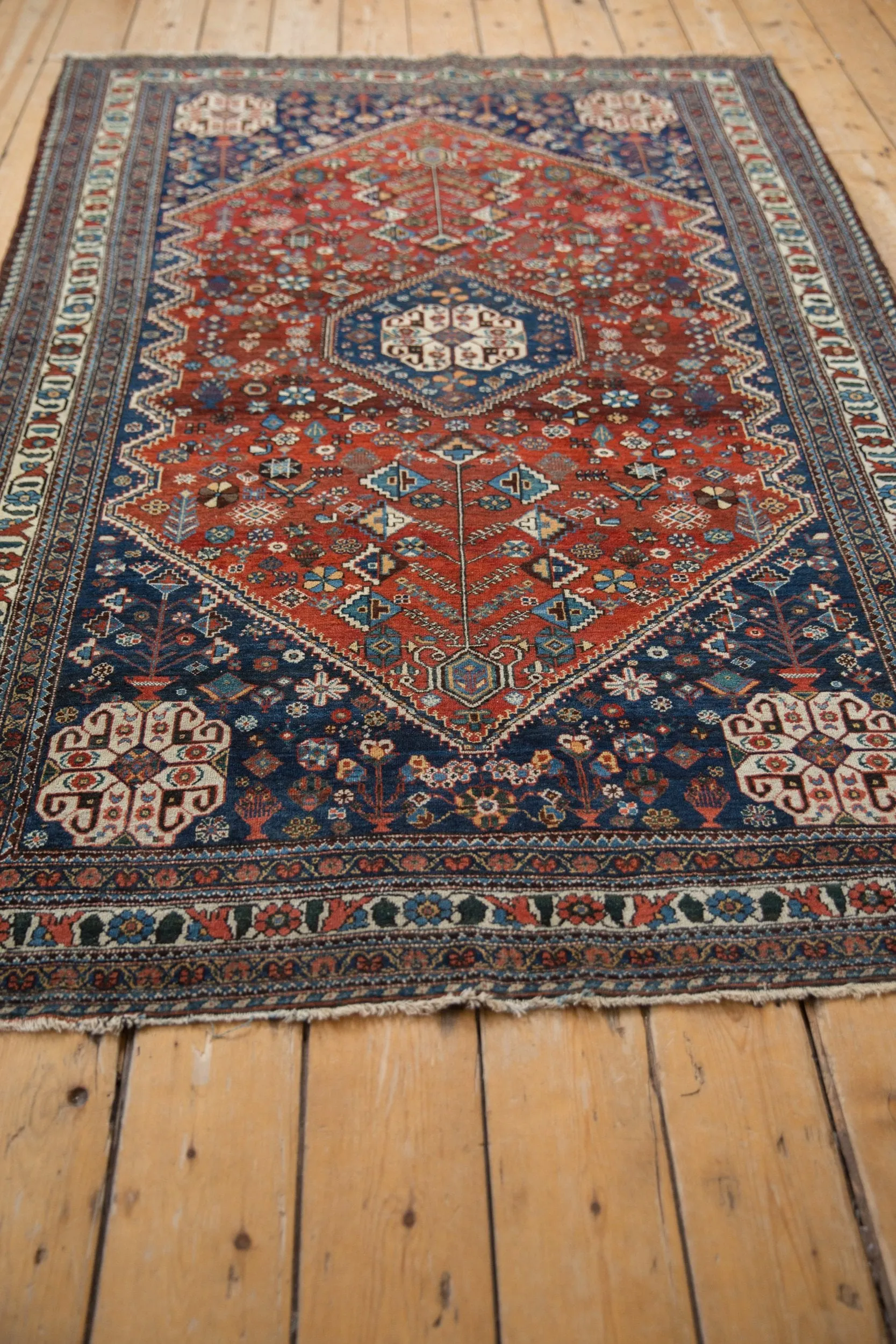 4.5x7 Vintage Fine Abadeh Rug