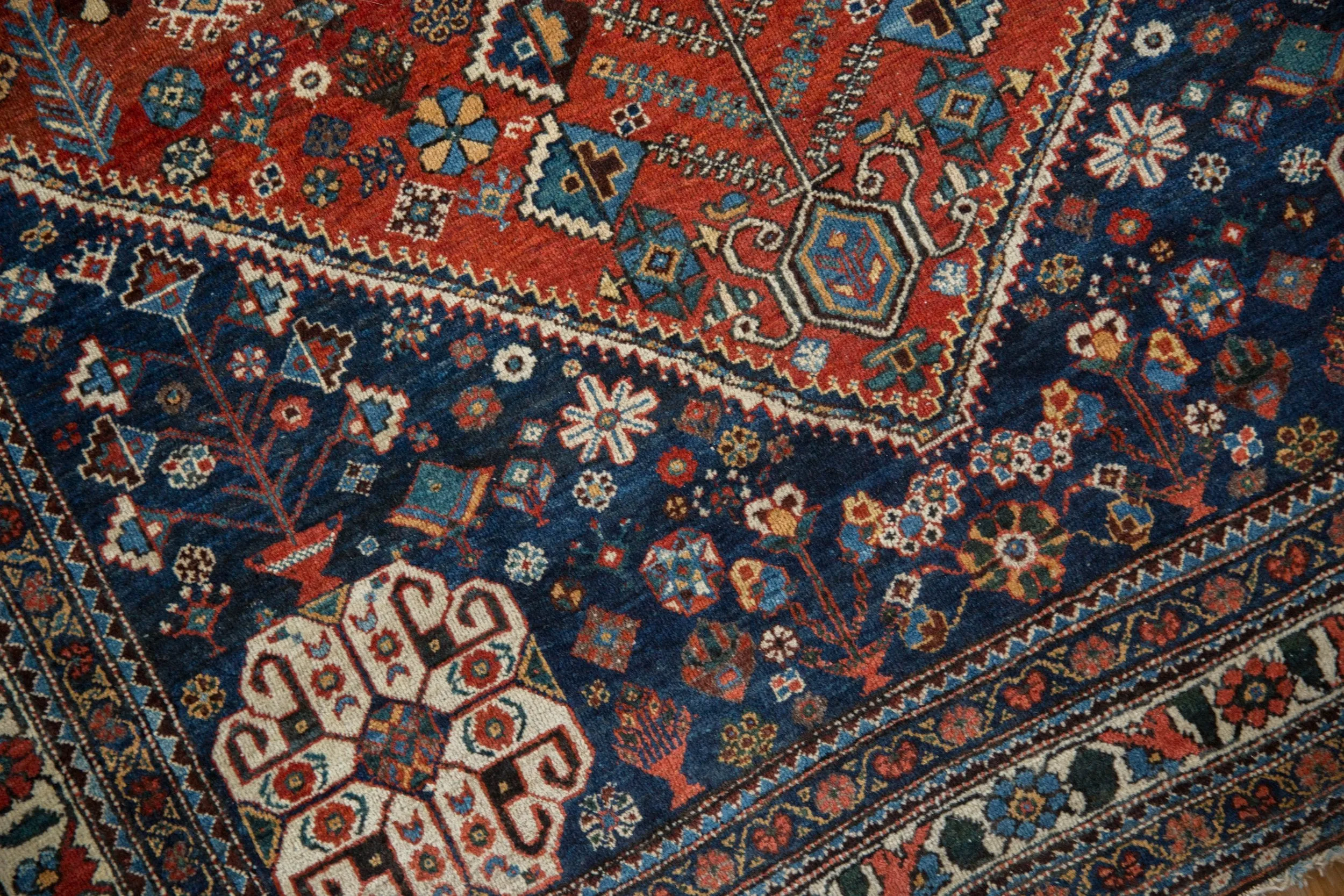 4.5x7 Vintage Fine Abadeh Rug