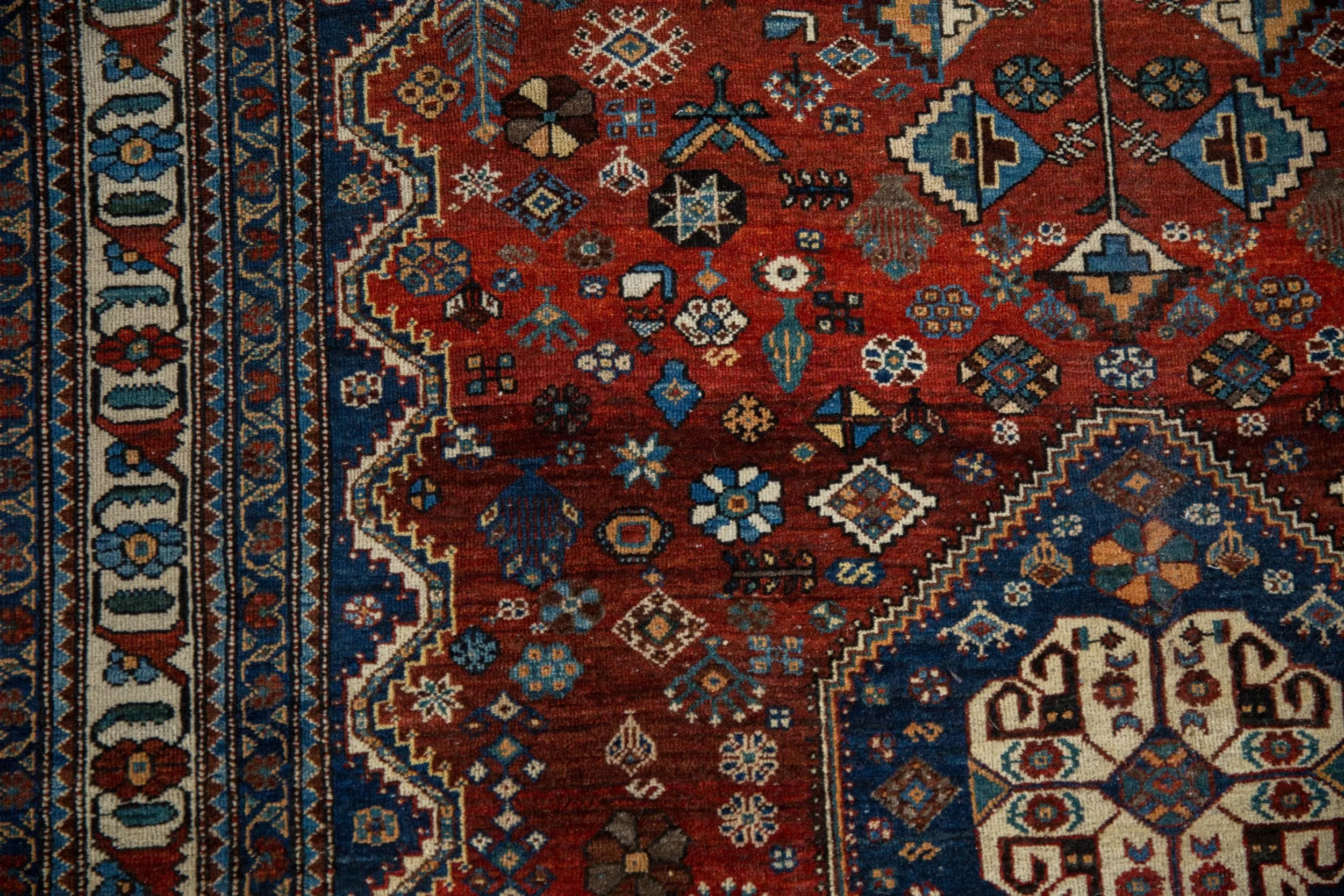 4.5x7 Vintage Fine Abadeh Rug